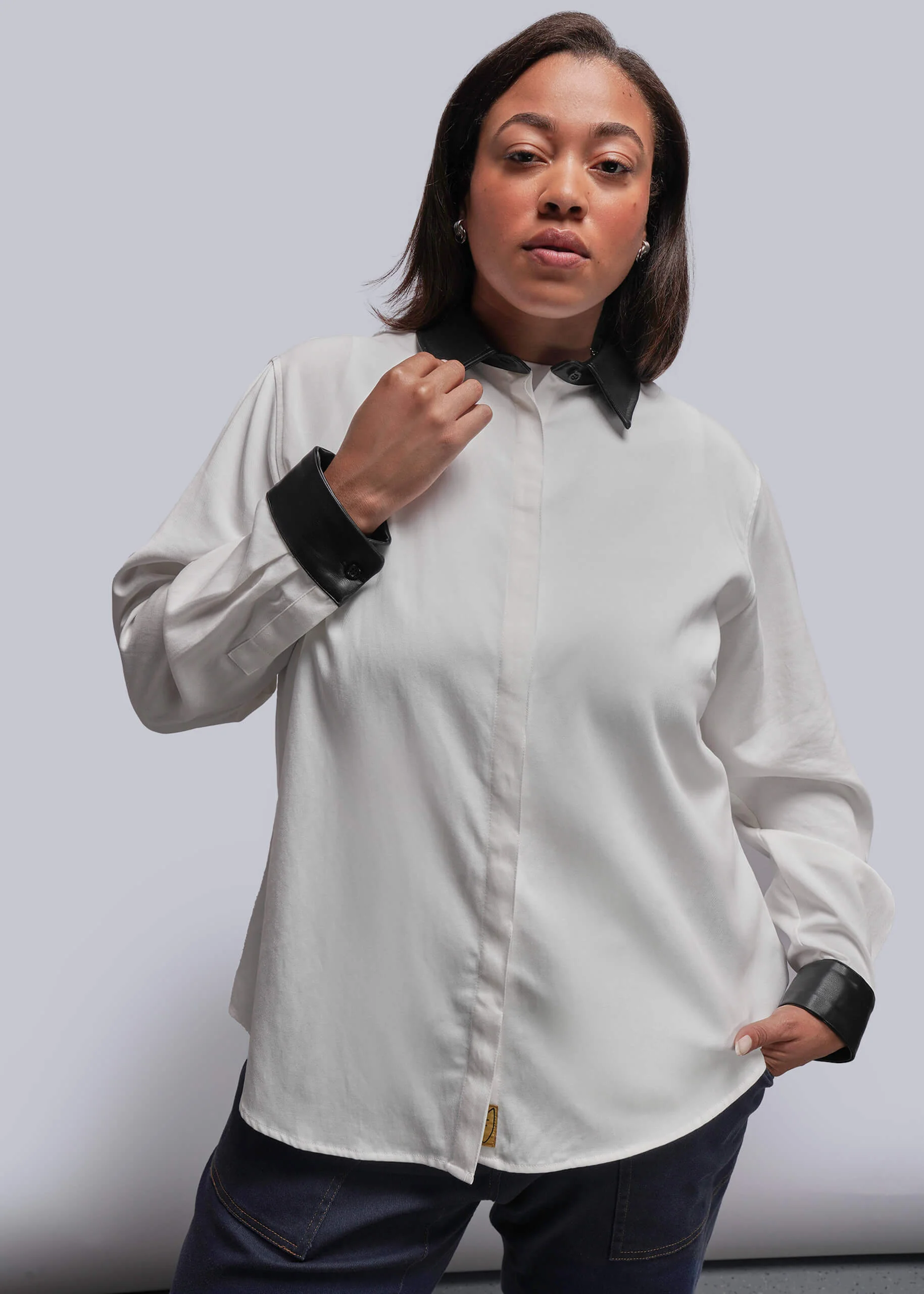 Debbie Harry X Wildfang Long Sleeve Button Up - Image 12
