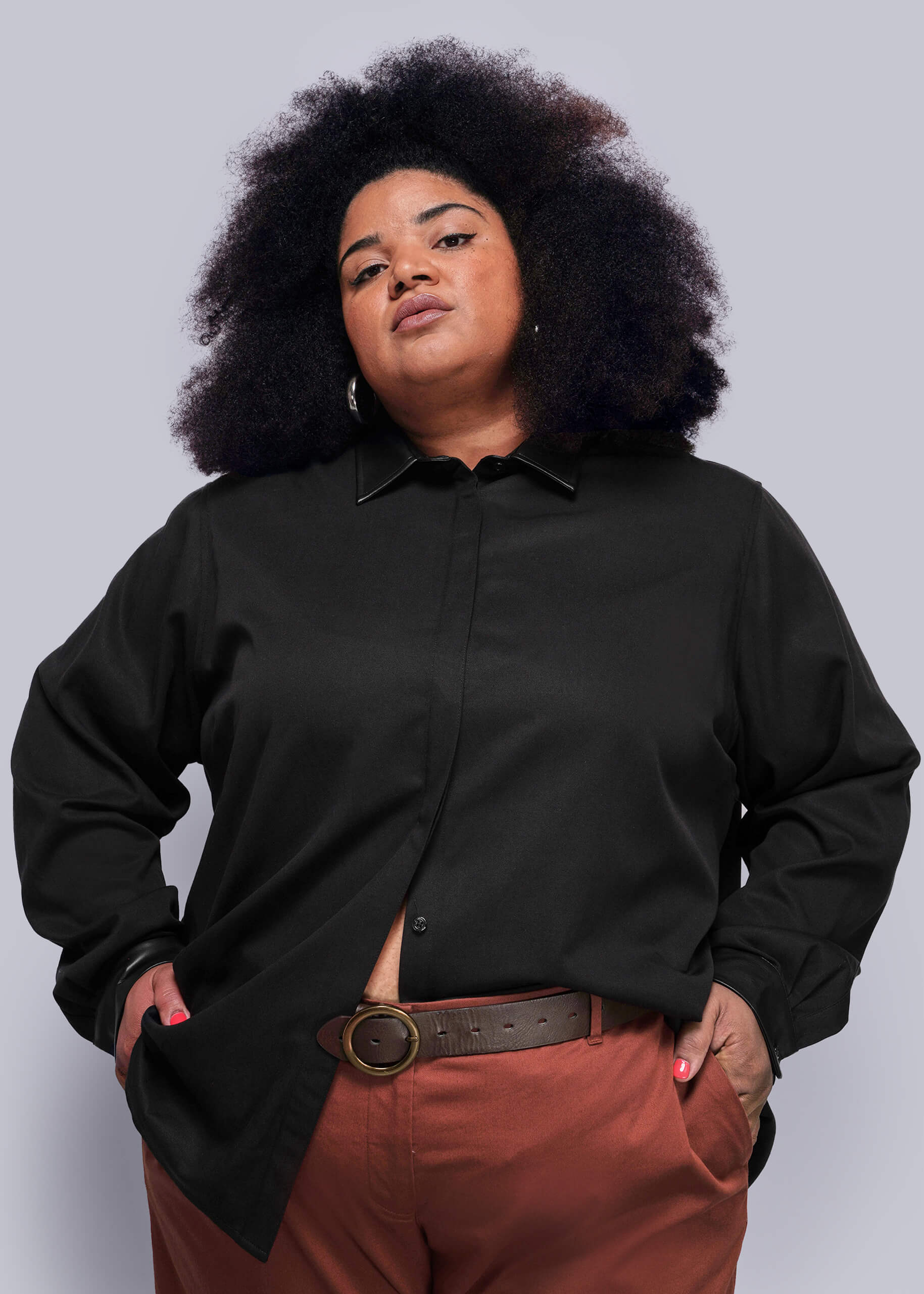 Debbie Harry X Wildfang Long Sleeve Button Up - Image 6