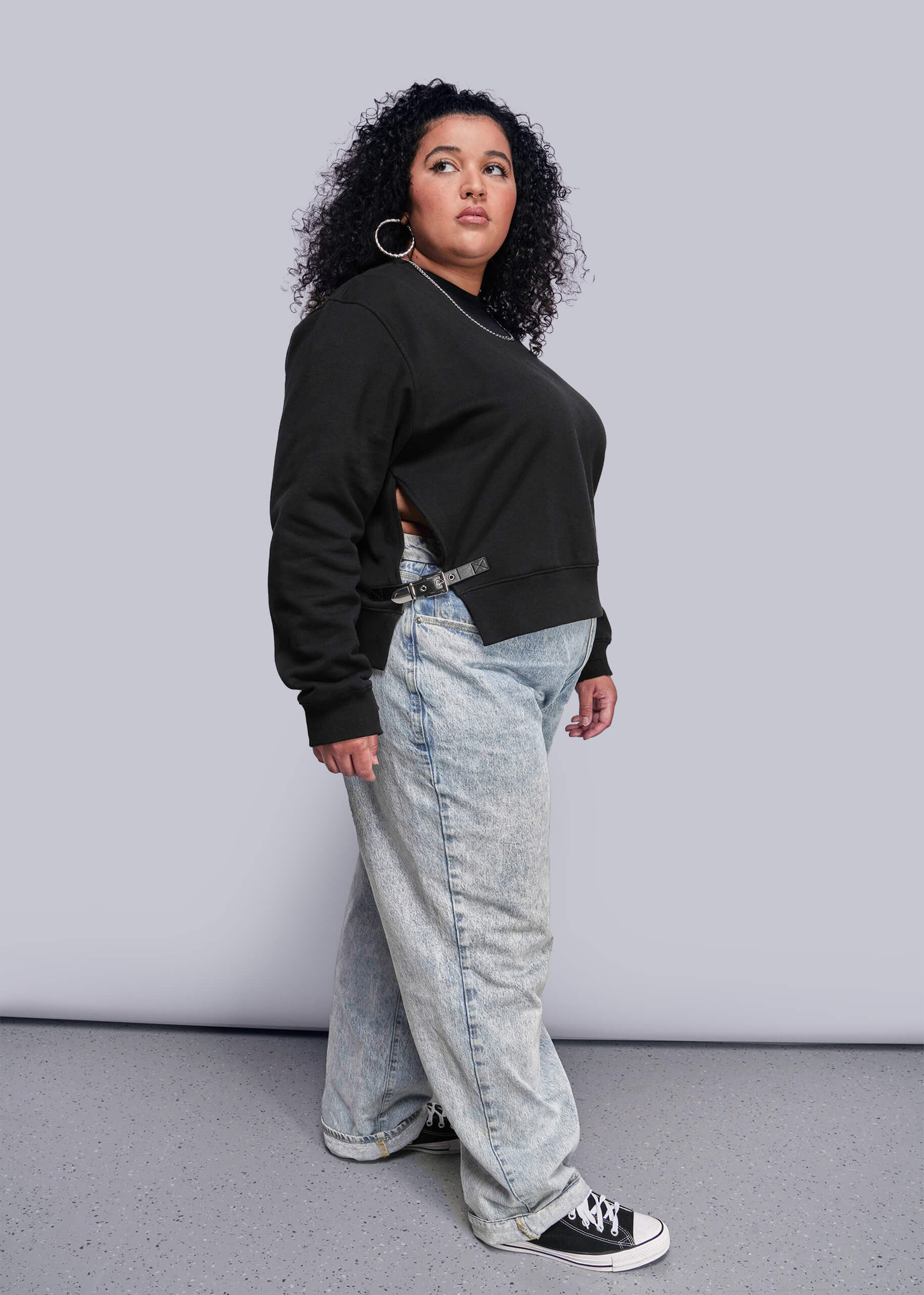 Debbie Harry X Wildfang Side Slit Sweatshirt - Image 3