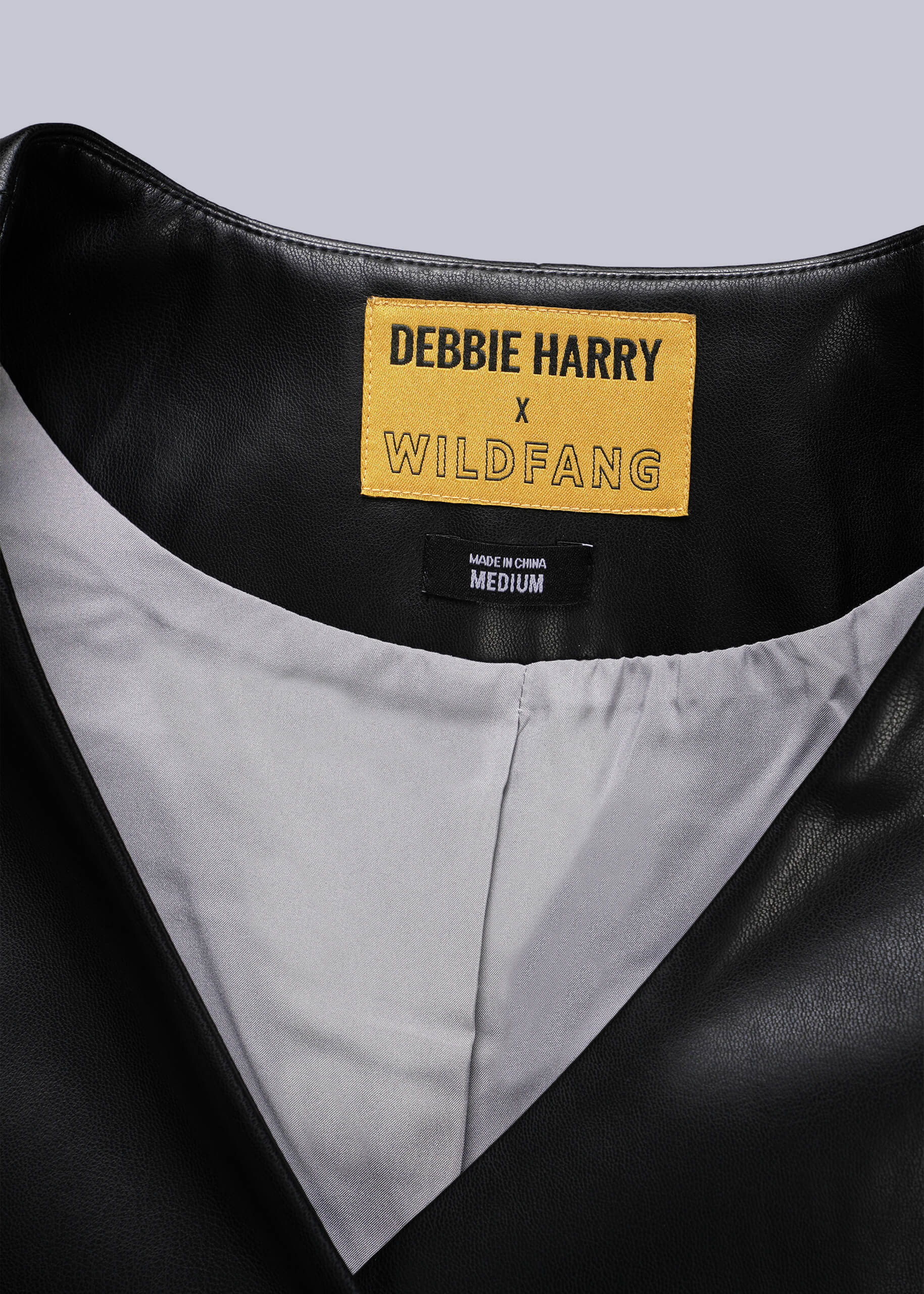 Debbie Harry X Wildfang Vegan Leather Vest - Image 5