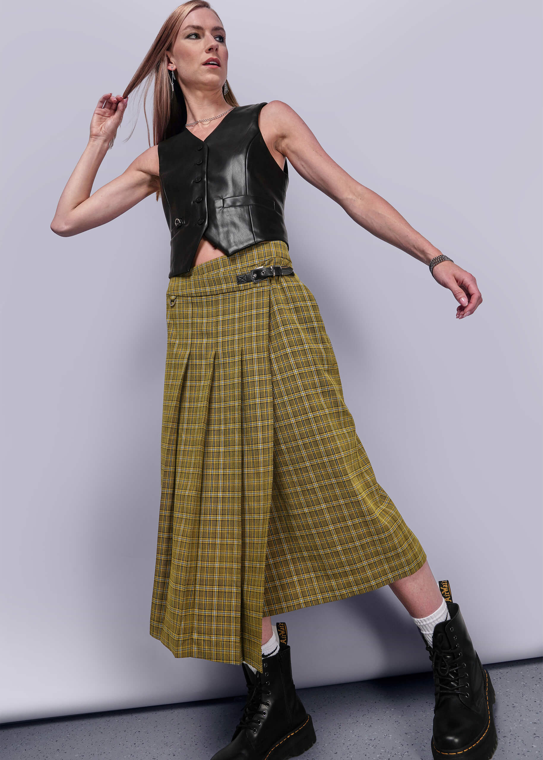 Debbie Harry X Wildfang Vegan Leather Vest - Image 6