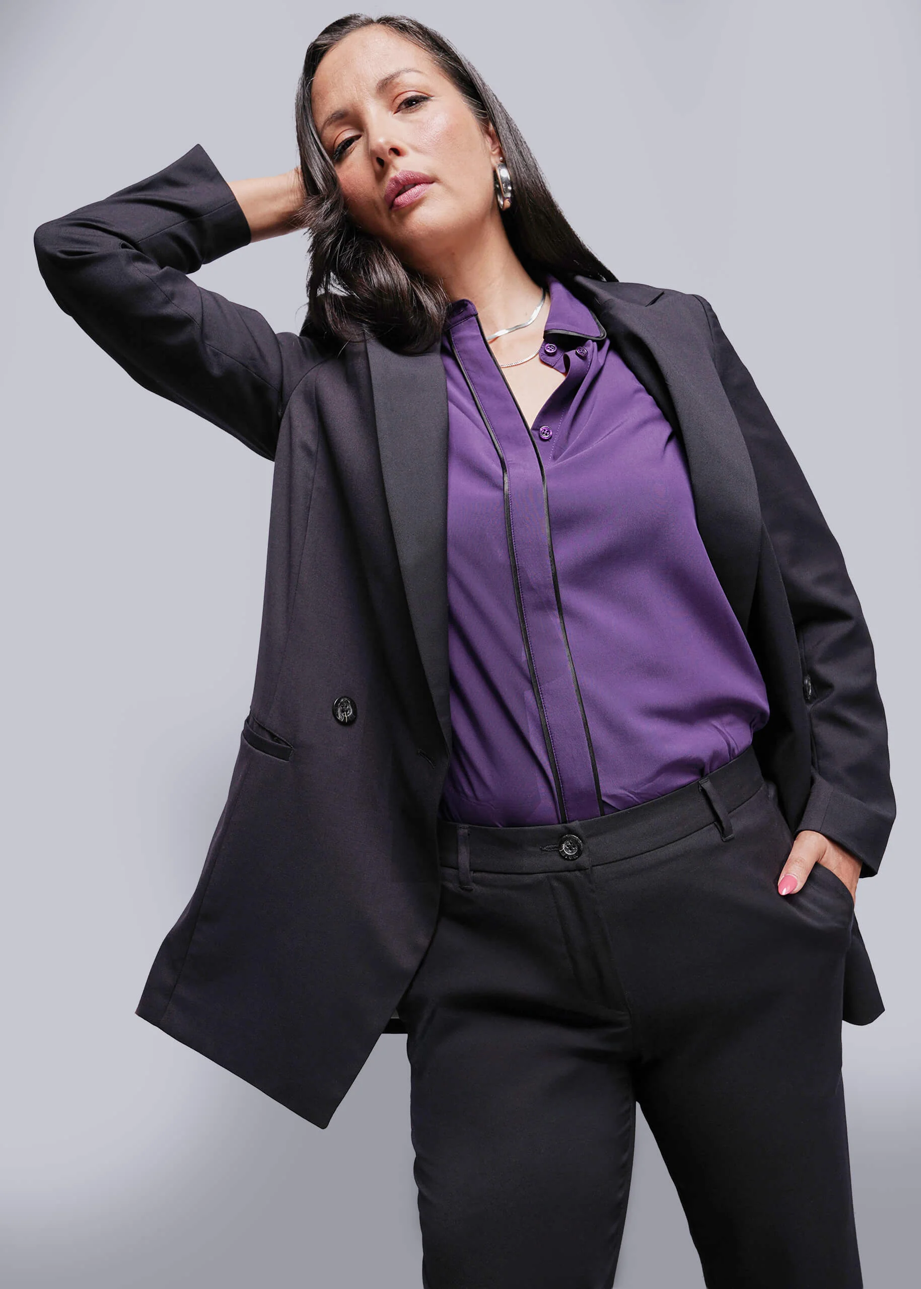The Empower Double Breasted Blazer - Image 3