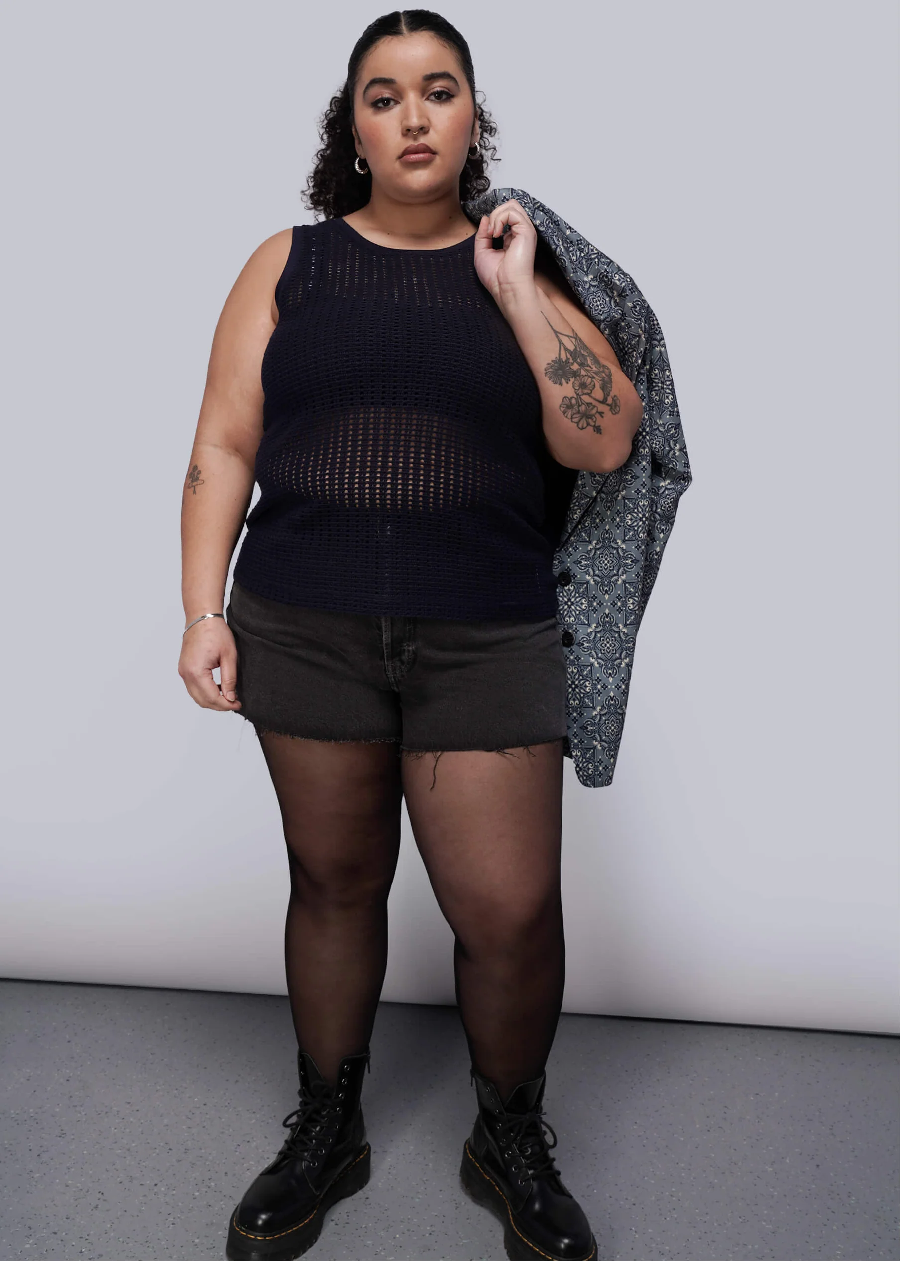 Juliette Lewis x Wildfang Mesh Tank Top - Image 9