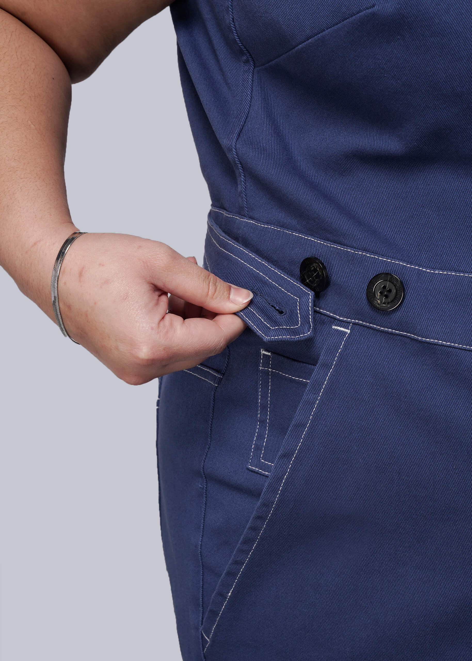 Juliette Lewis X Wildfang Sleeveless Denim Coverall - Image 6