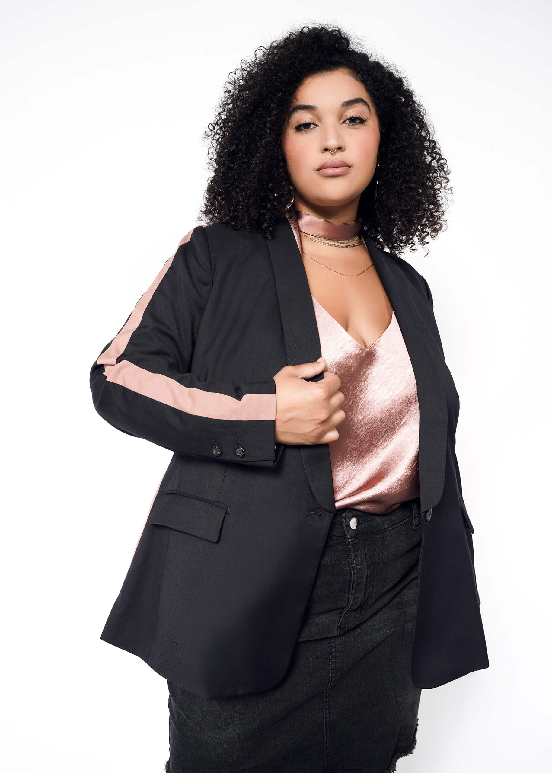 The Empower Colorblock Tux Blazer - Image 6