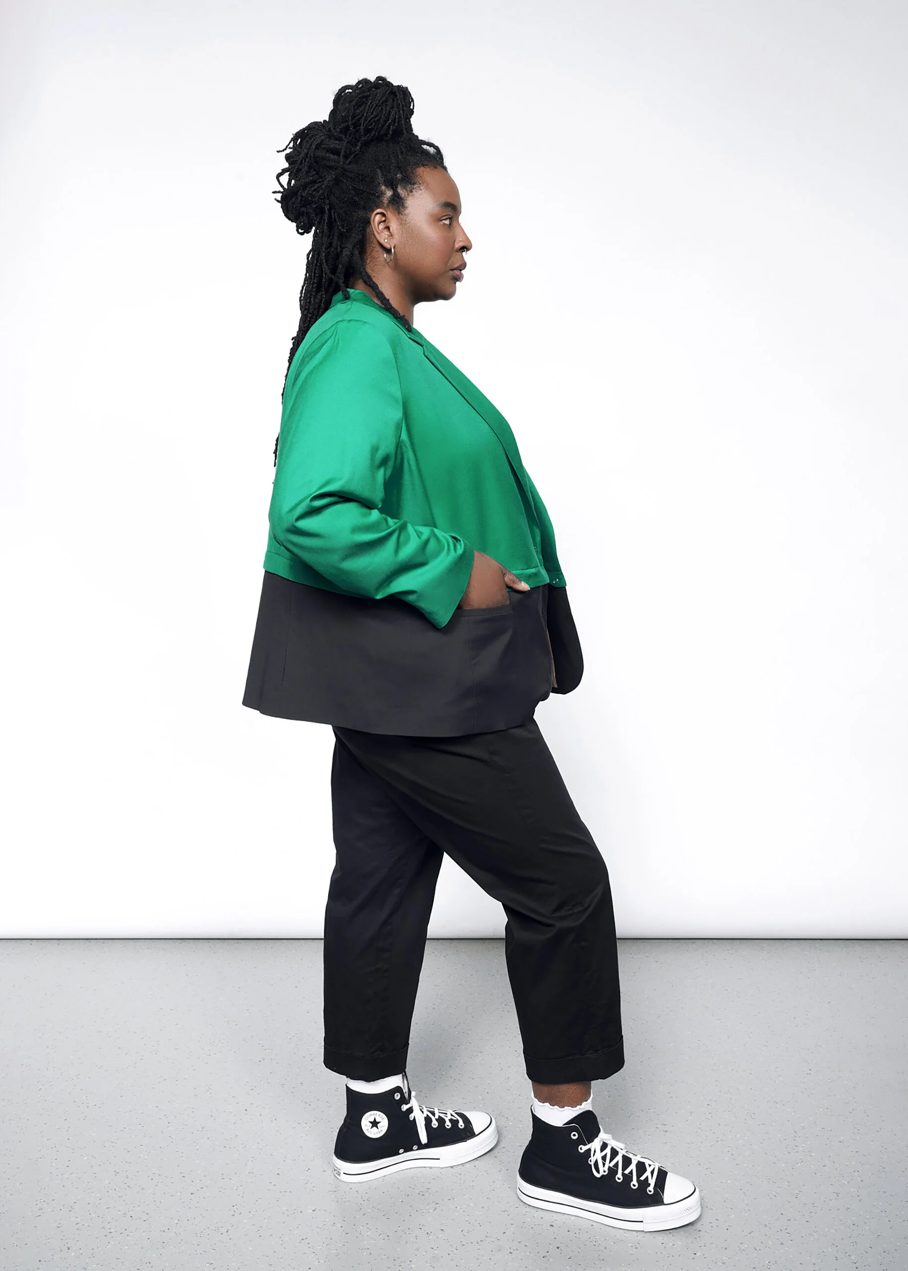 The Empower Cropped Convertible Blazer - Image 8