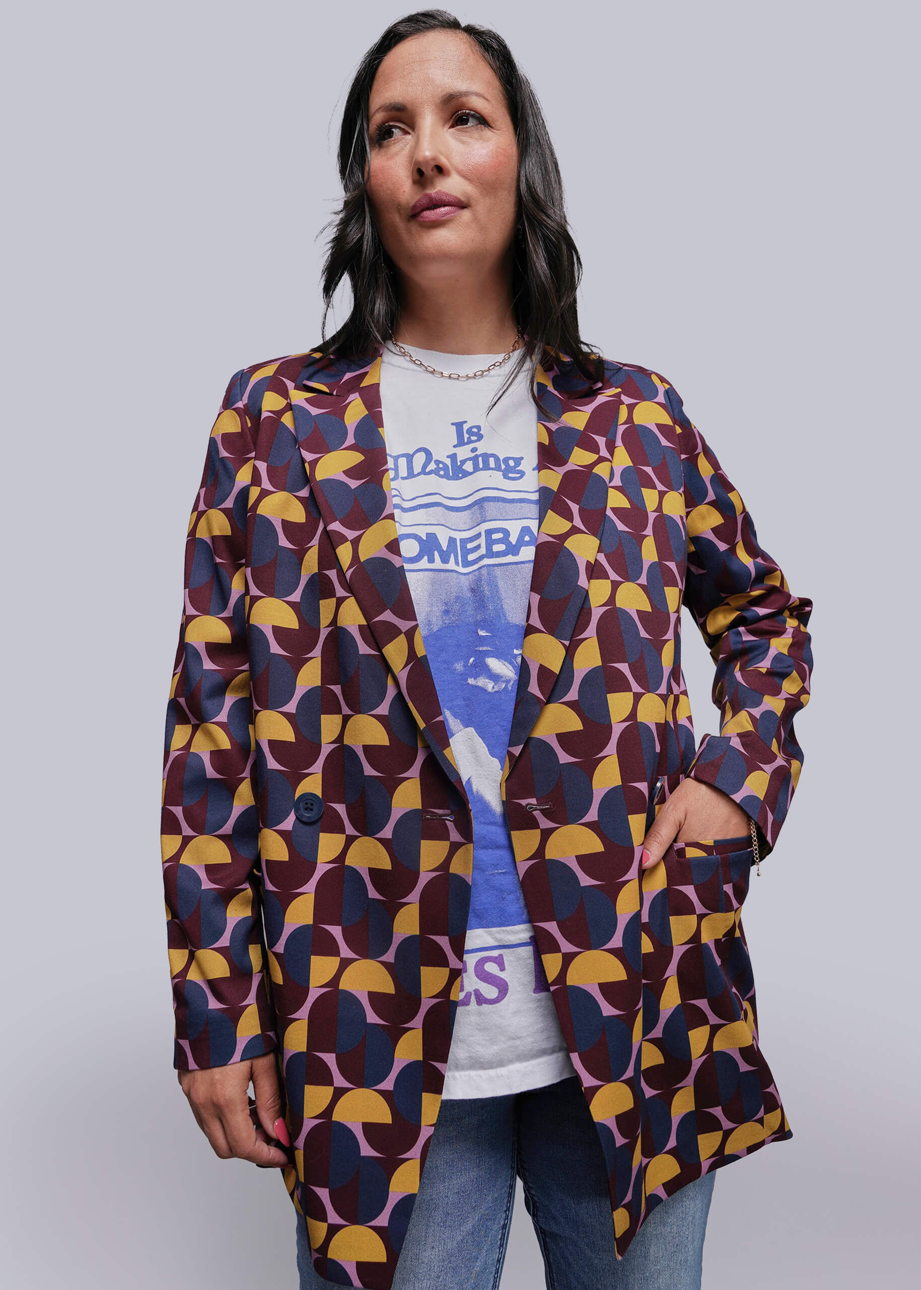 The Empower Double Breasted Blazer - Image 7