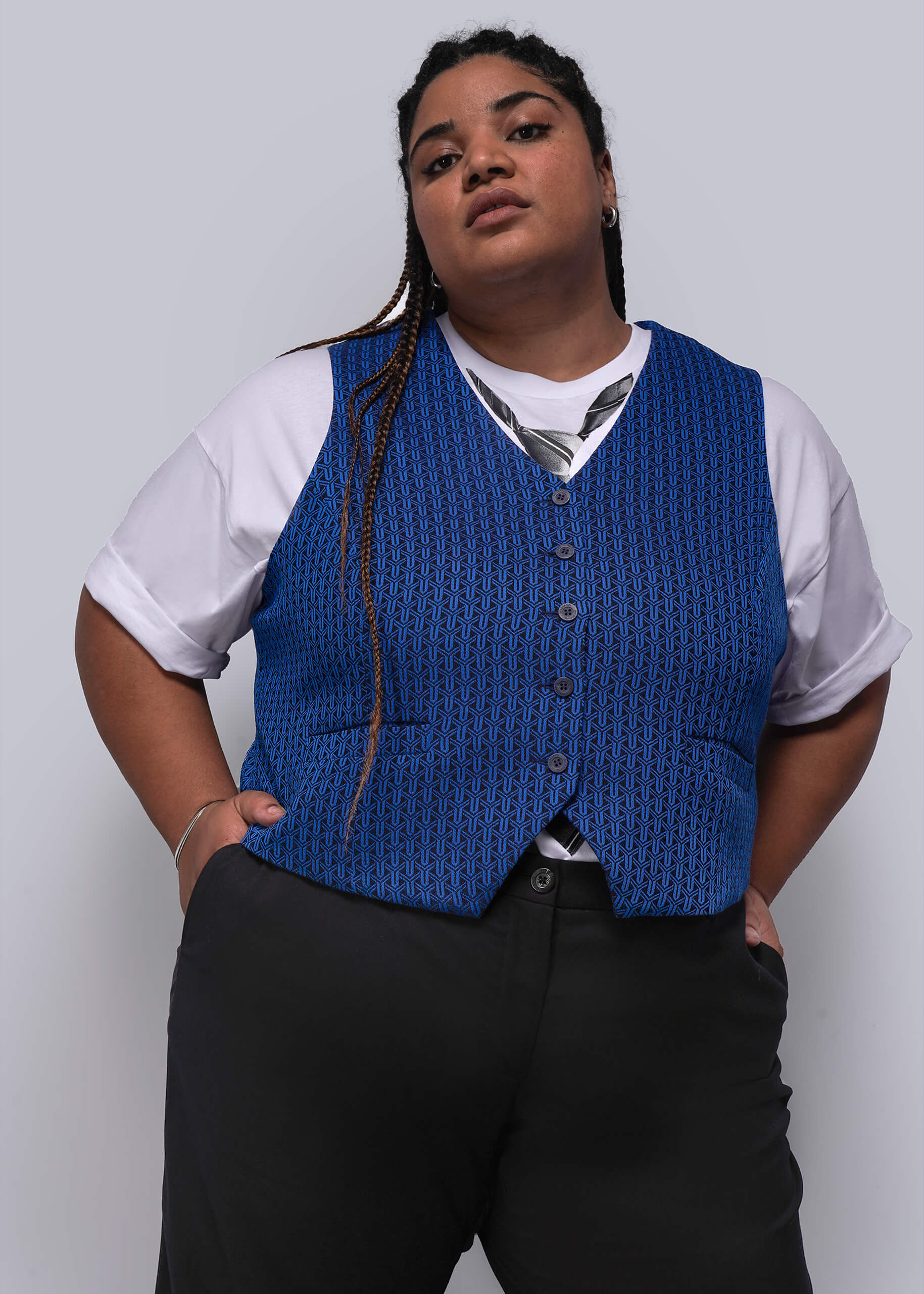 The Empower Jacquard Vest - Image 8