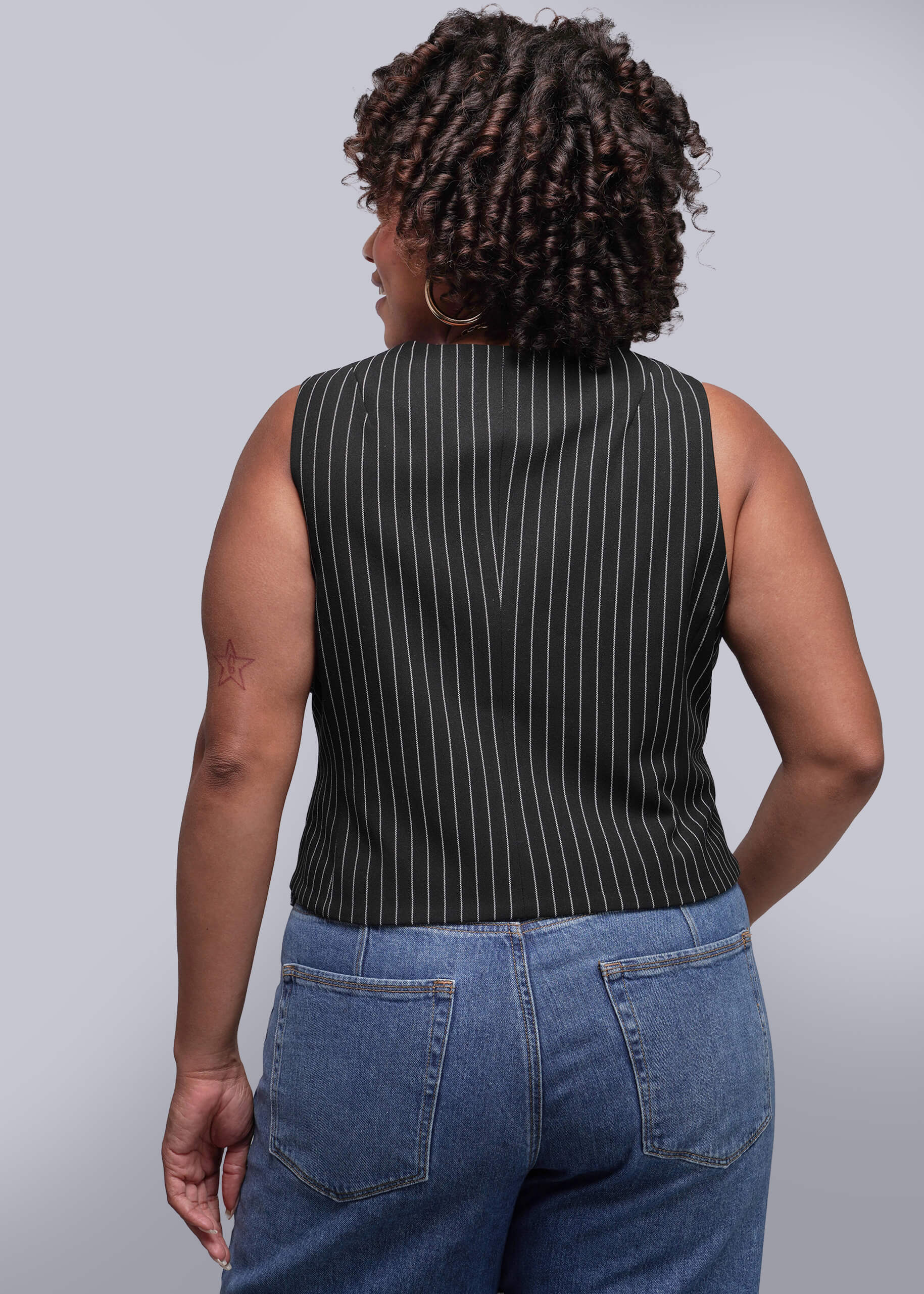 The Empower Pinstripe Vest - Image 10