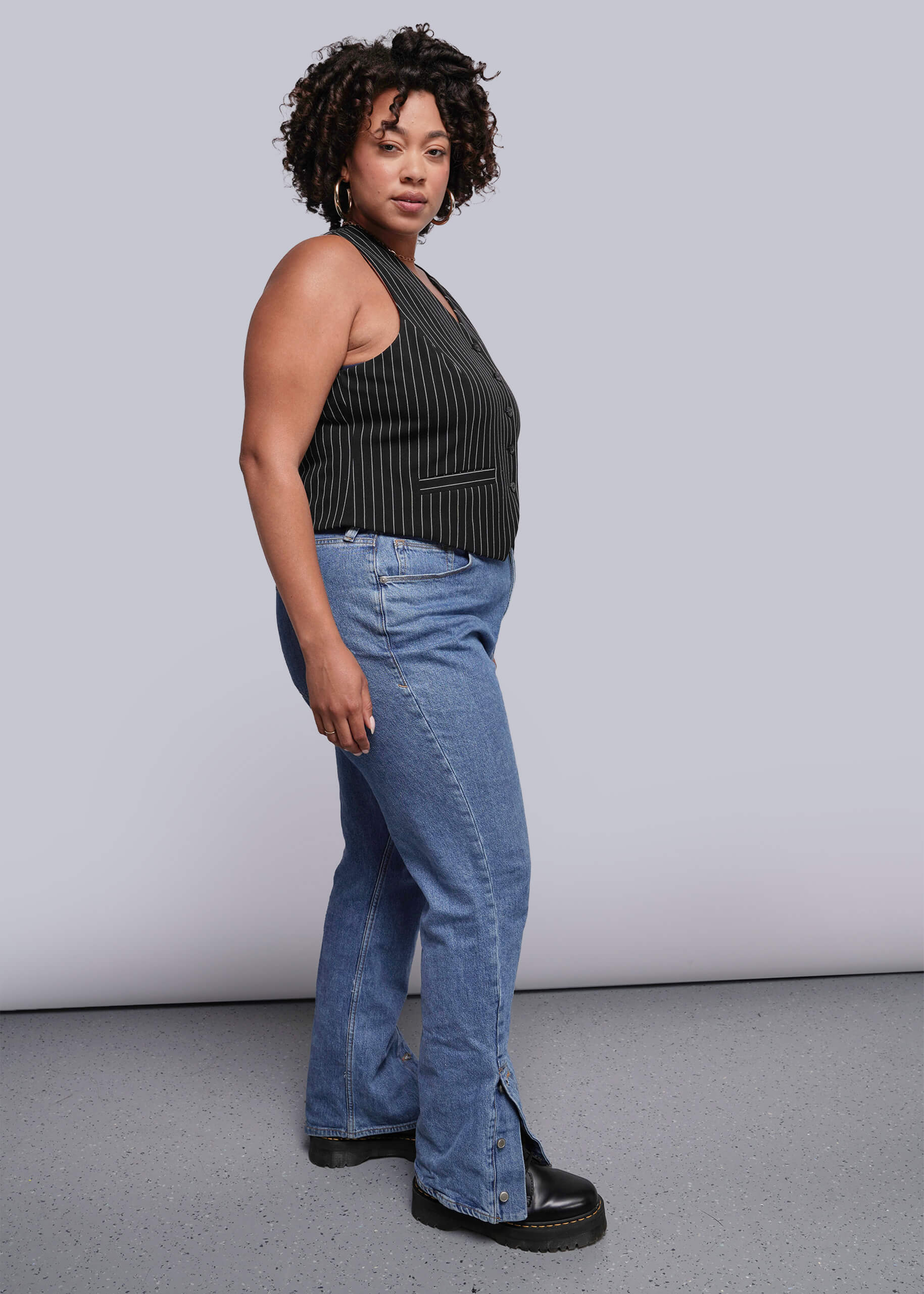 The Empower Pinstripe Vest - Image 9