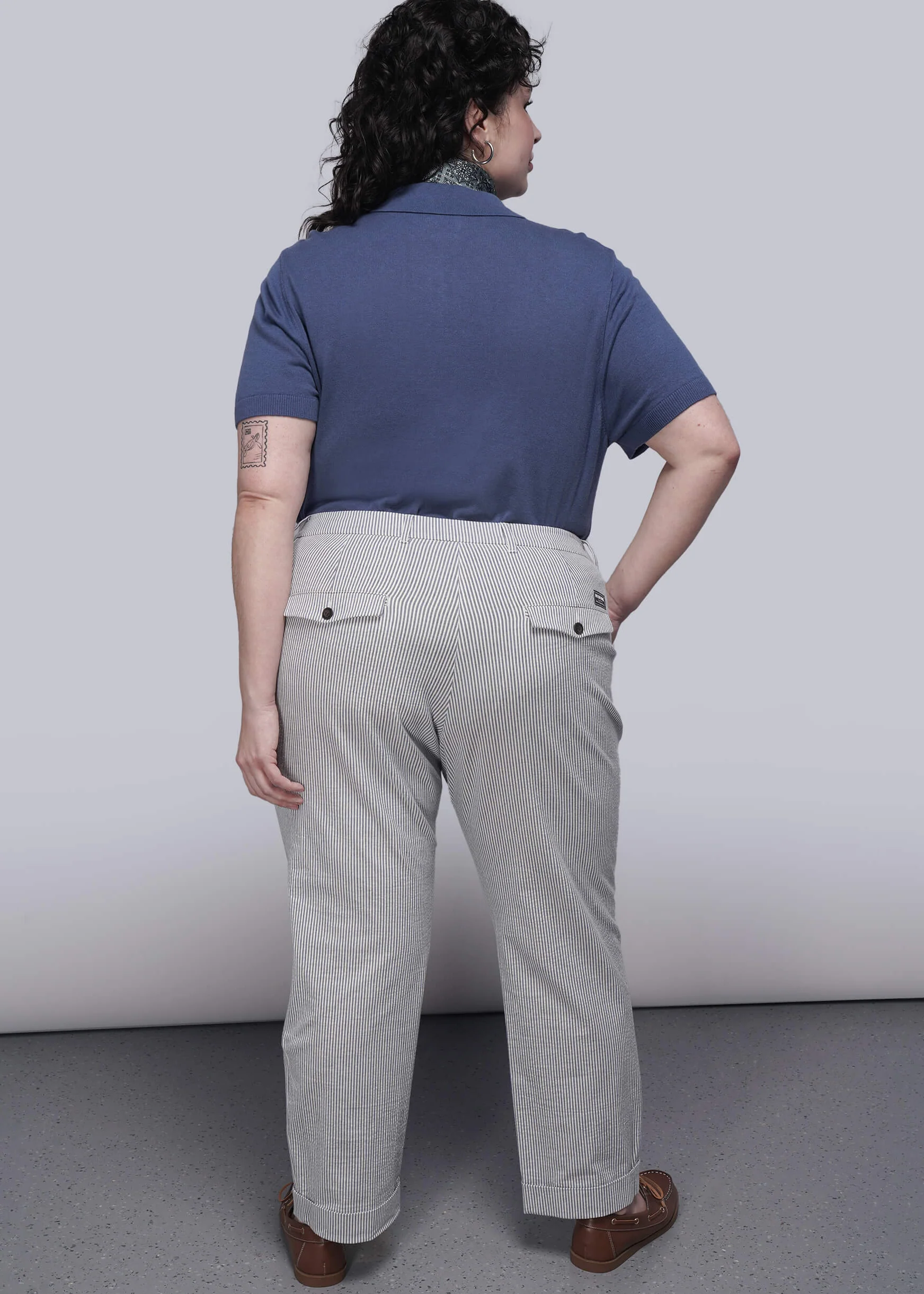 The Empower Seersucker Trouser - Image 9