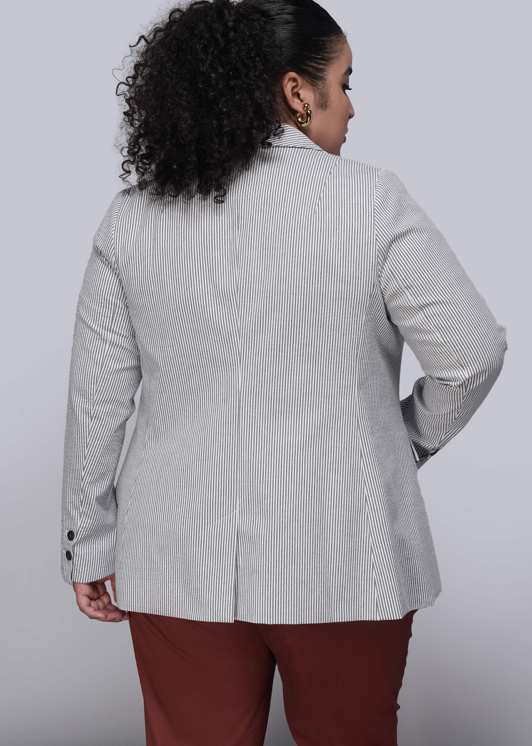 The Empower Seersucker Tux Blazer - Image 10