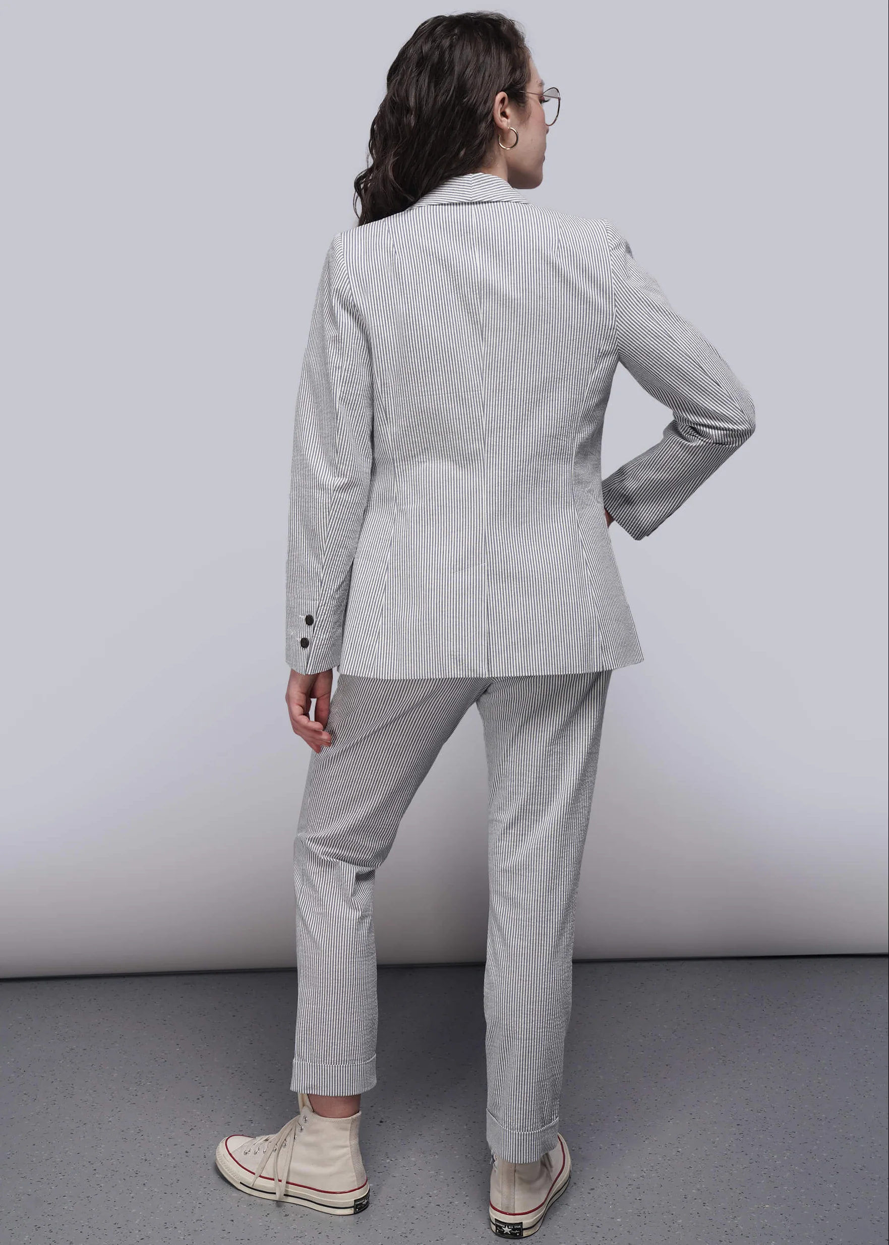 The Empower Seersucker Tux Blazer - Image 6