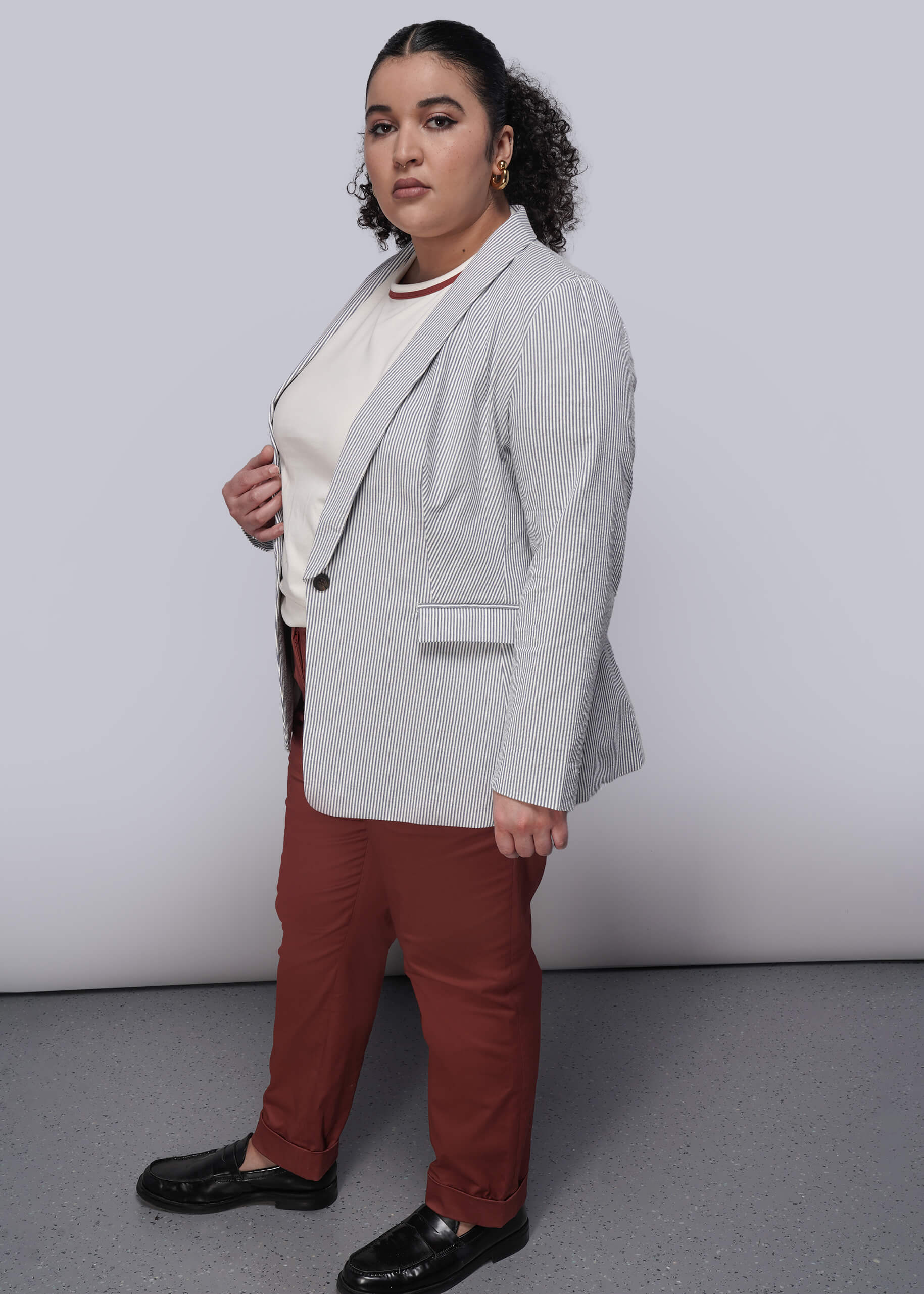 The Empower Seersucker Tux Blazer - Image 9