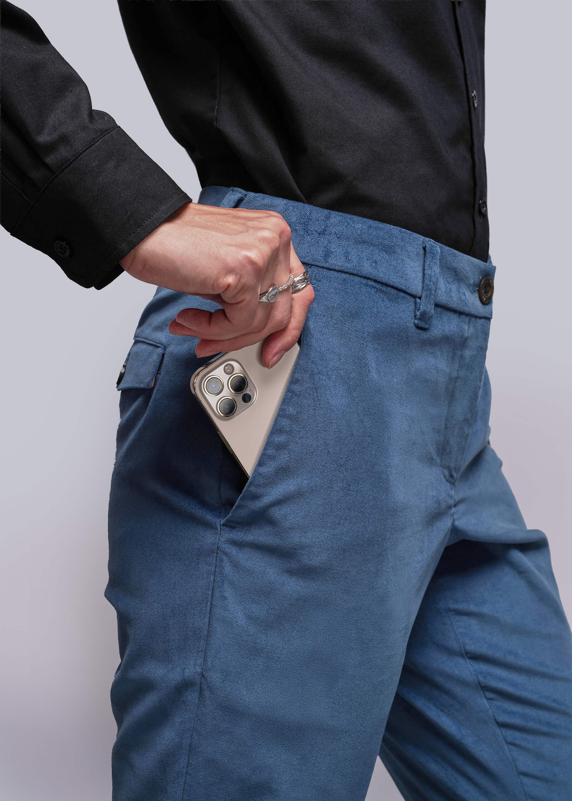 The Empower Velveteen Trouser - Image 3