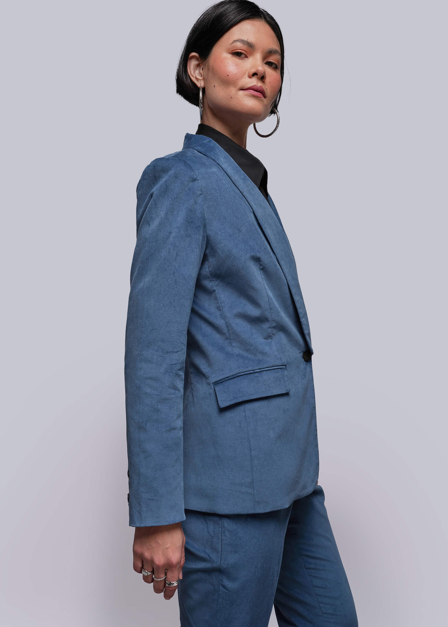 The Empower Velveteen Tux Blazer - Image 4