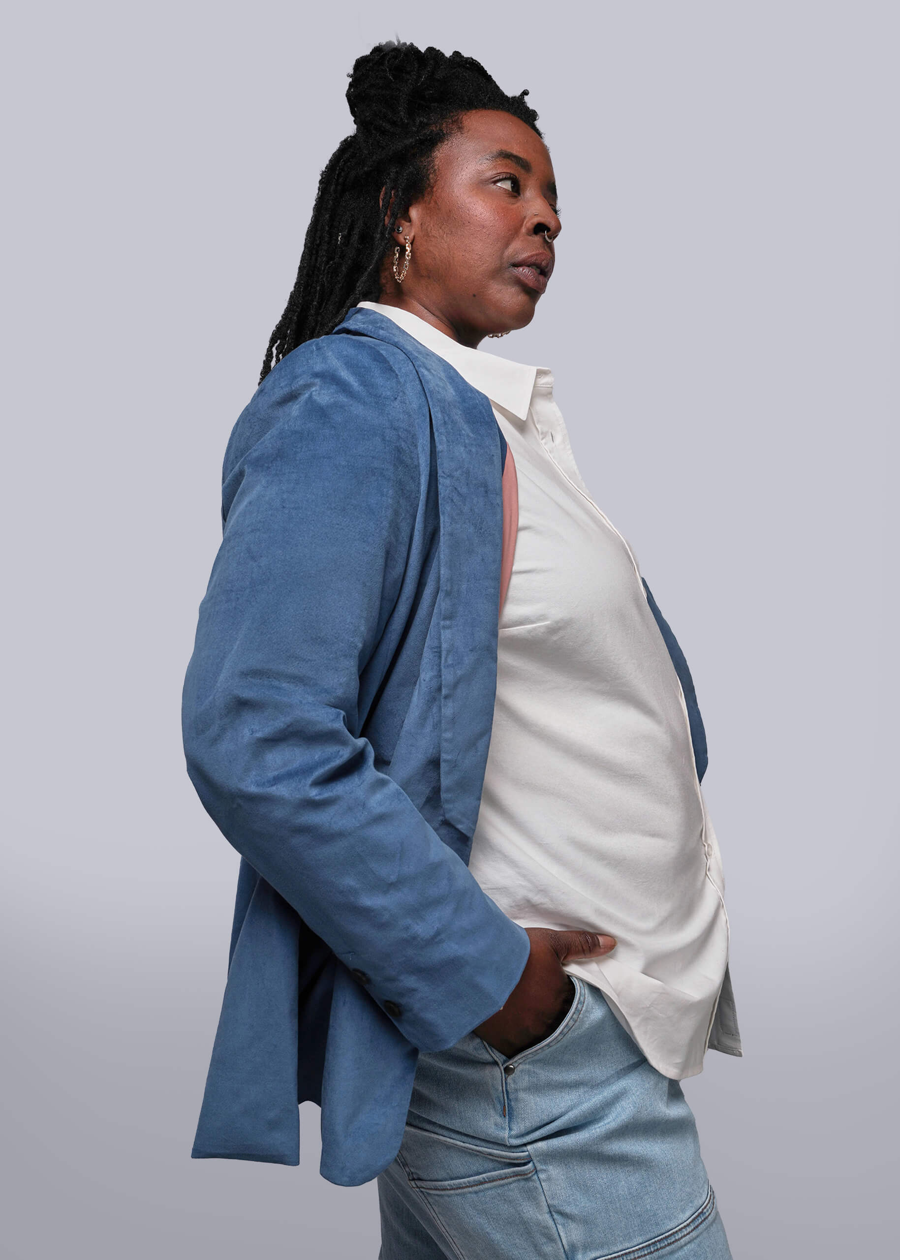 The Empower Velveteen Tux Blazer - Image 9