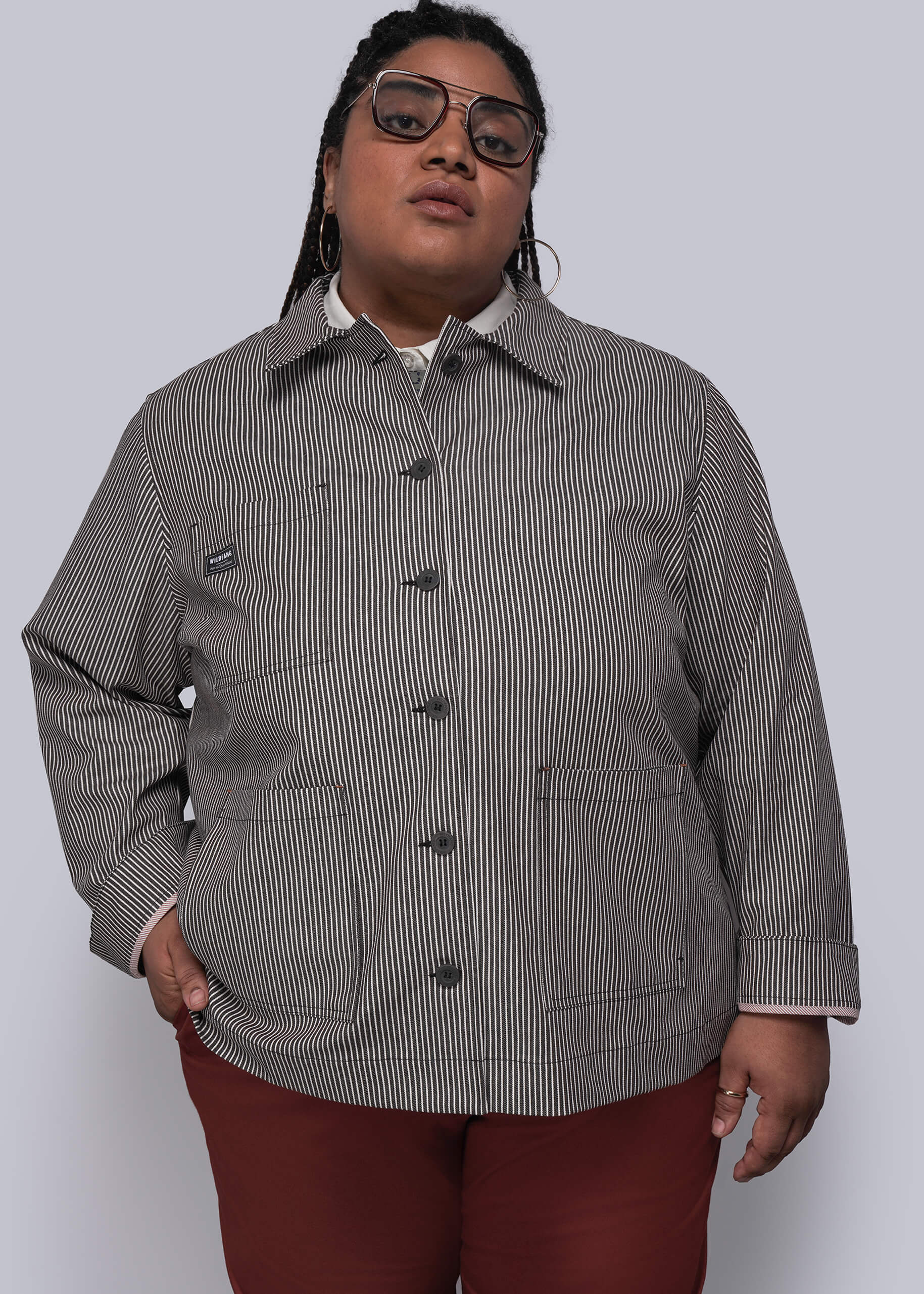 The Essential Railroad Stripe Utility Jacket - Image 3