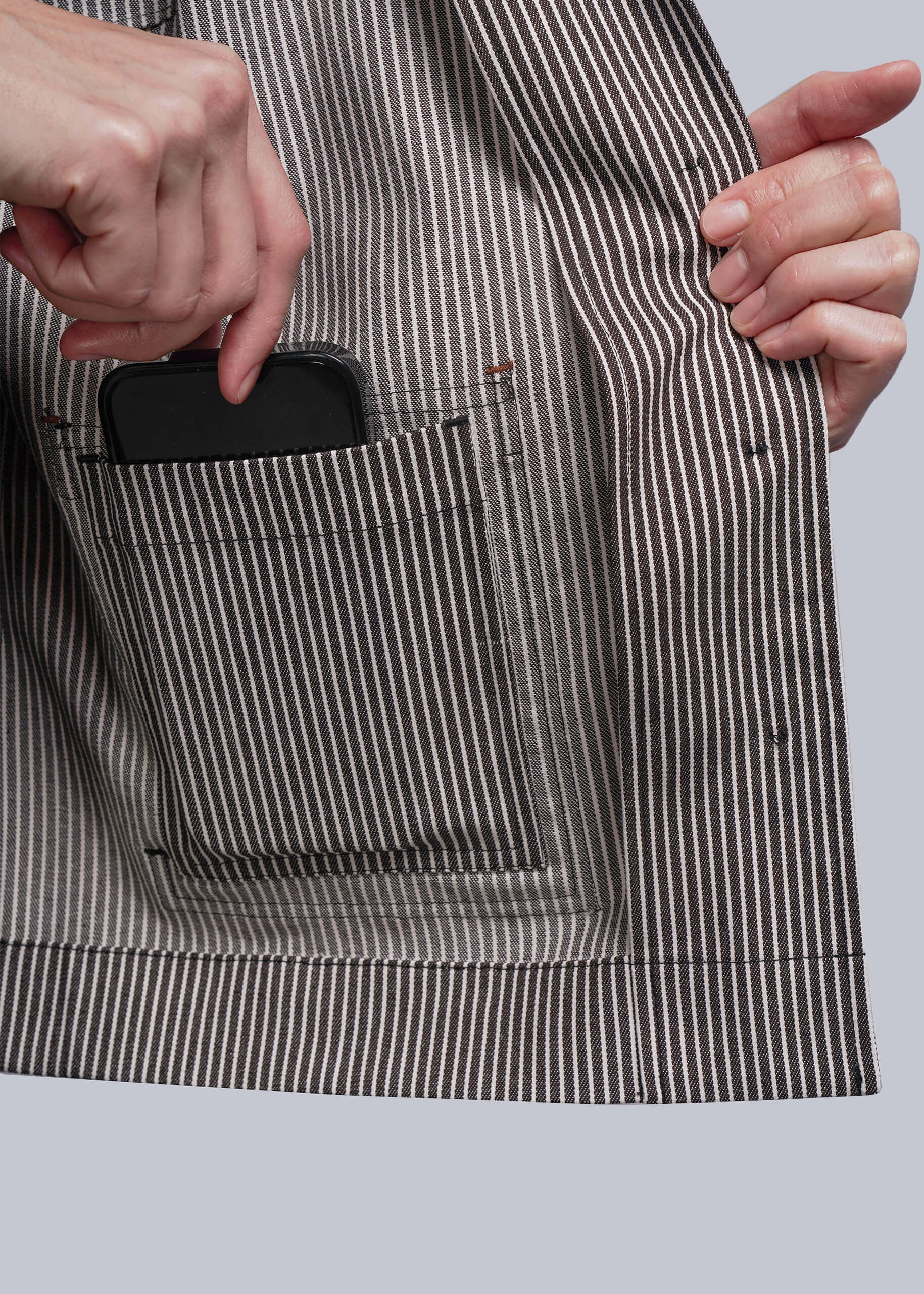 The Essential Railroad Stripe Utility Jacket - Image 8