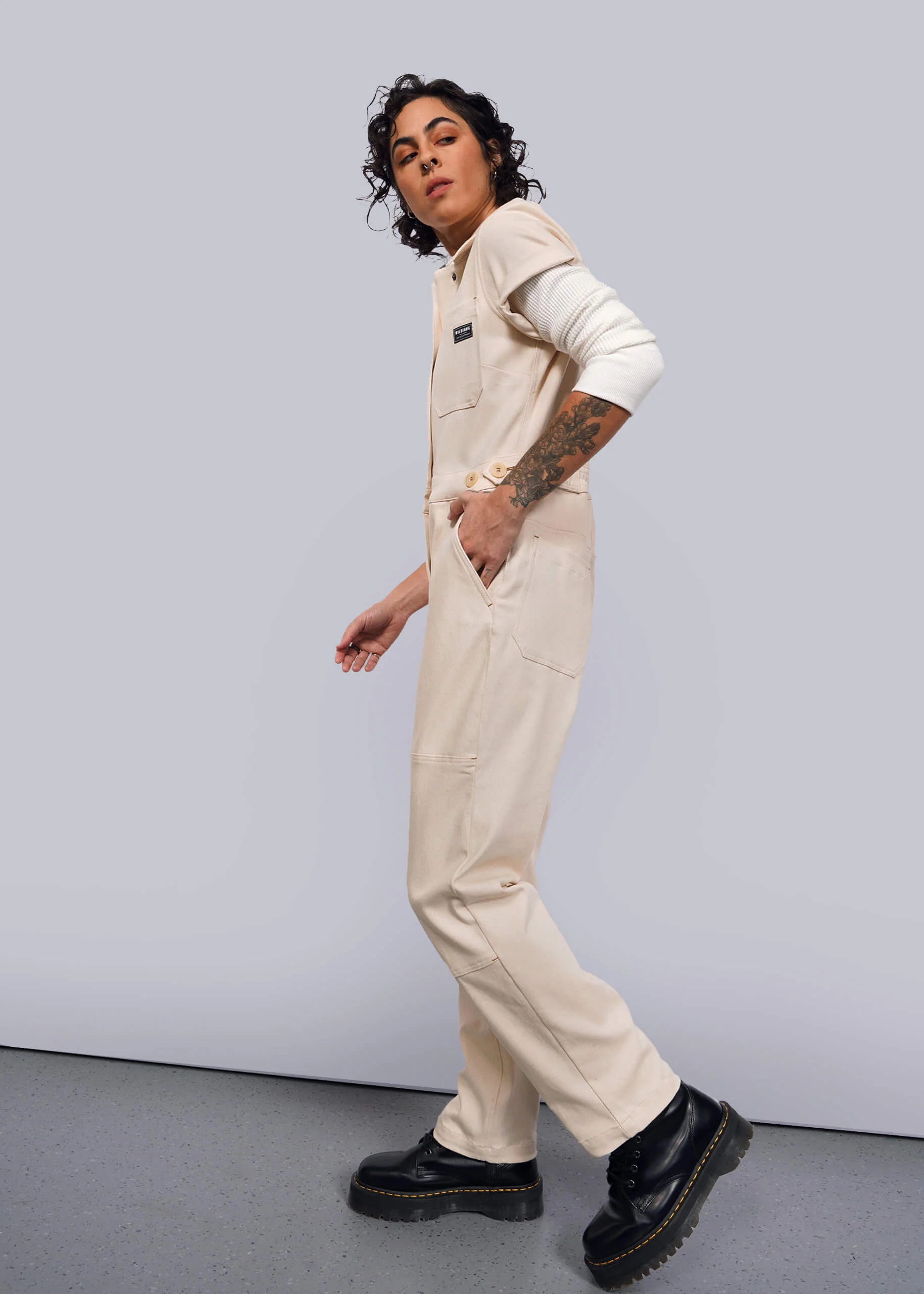 The Essential Denim High Waisted Coverall - Image 3