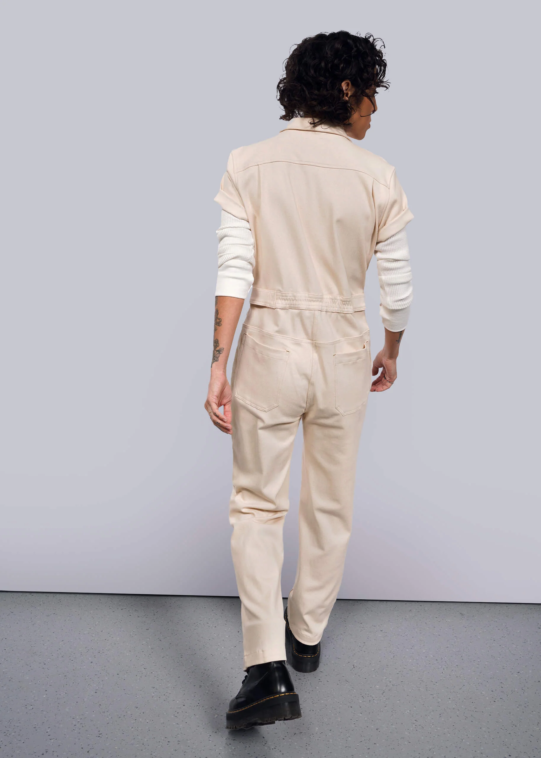 The Essential Denim High Waisted Coverall - Image 4