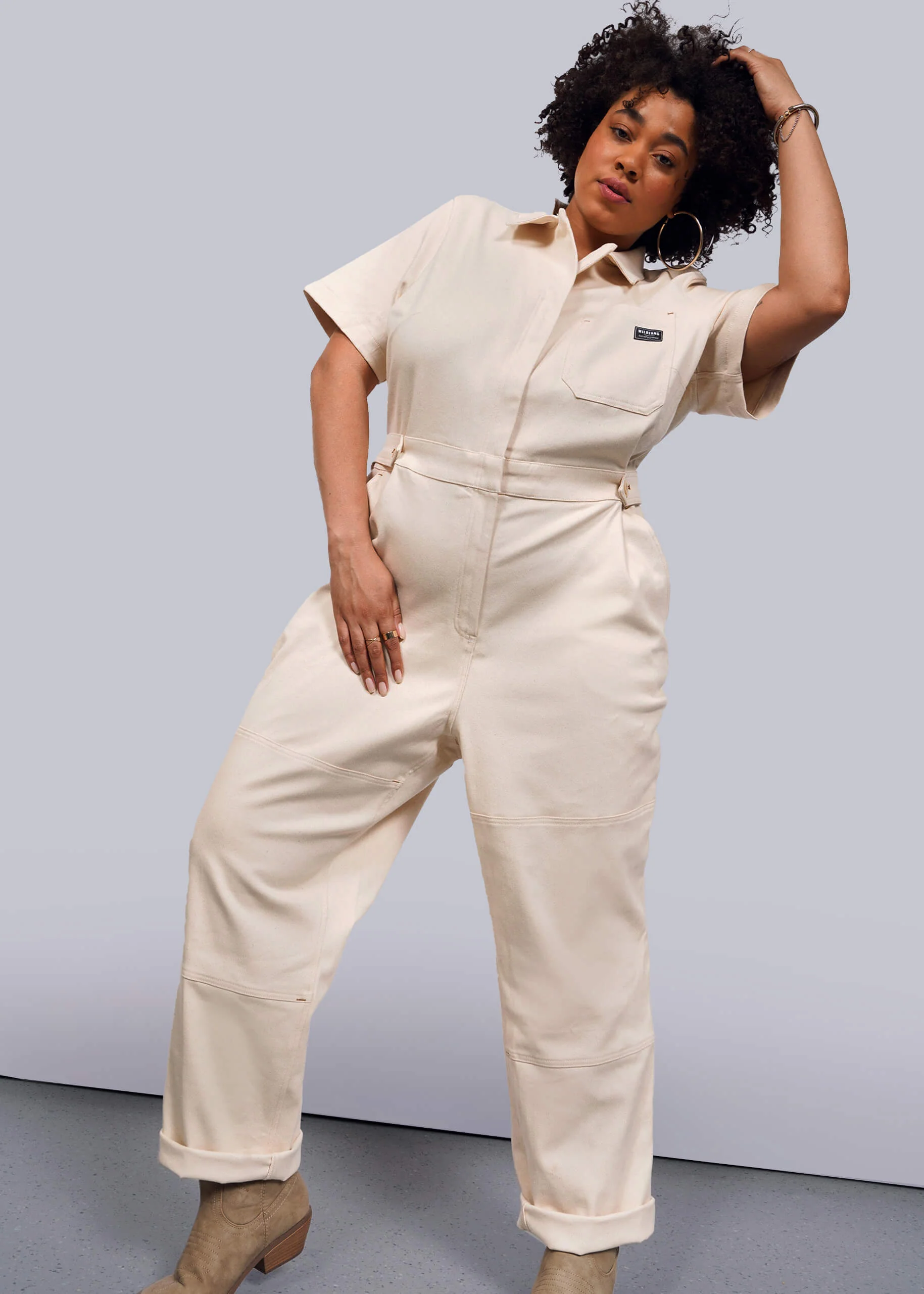 The Essential Denim High Waisted Coverall - Image 6