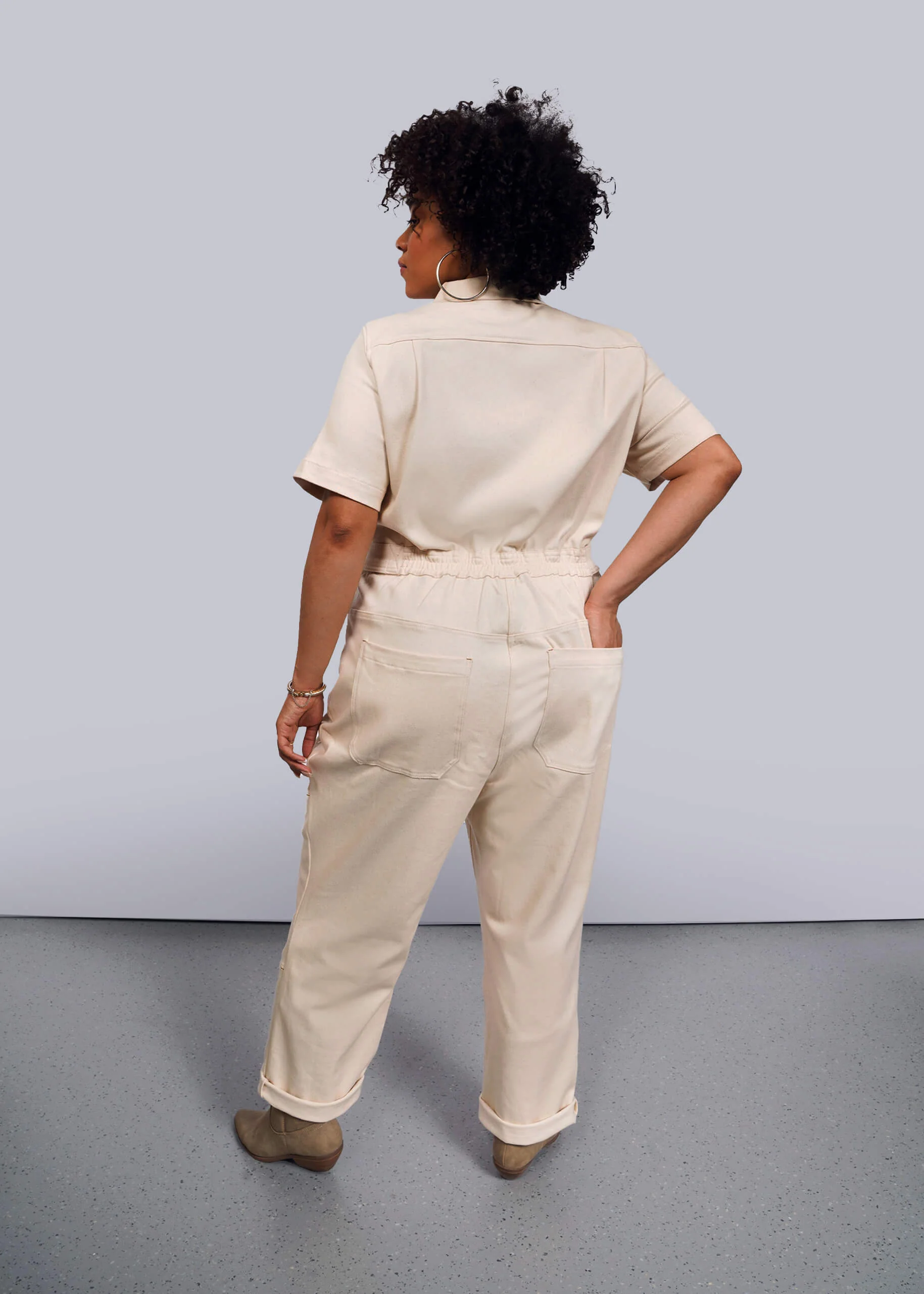 The Essential Denim High Waisted Coverall - Image 9