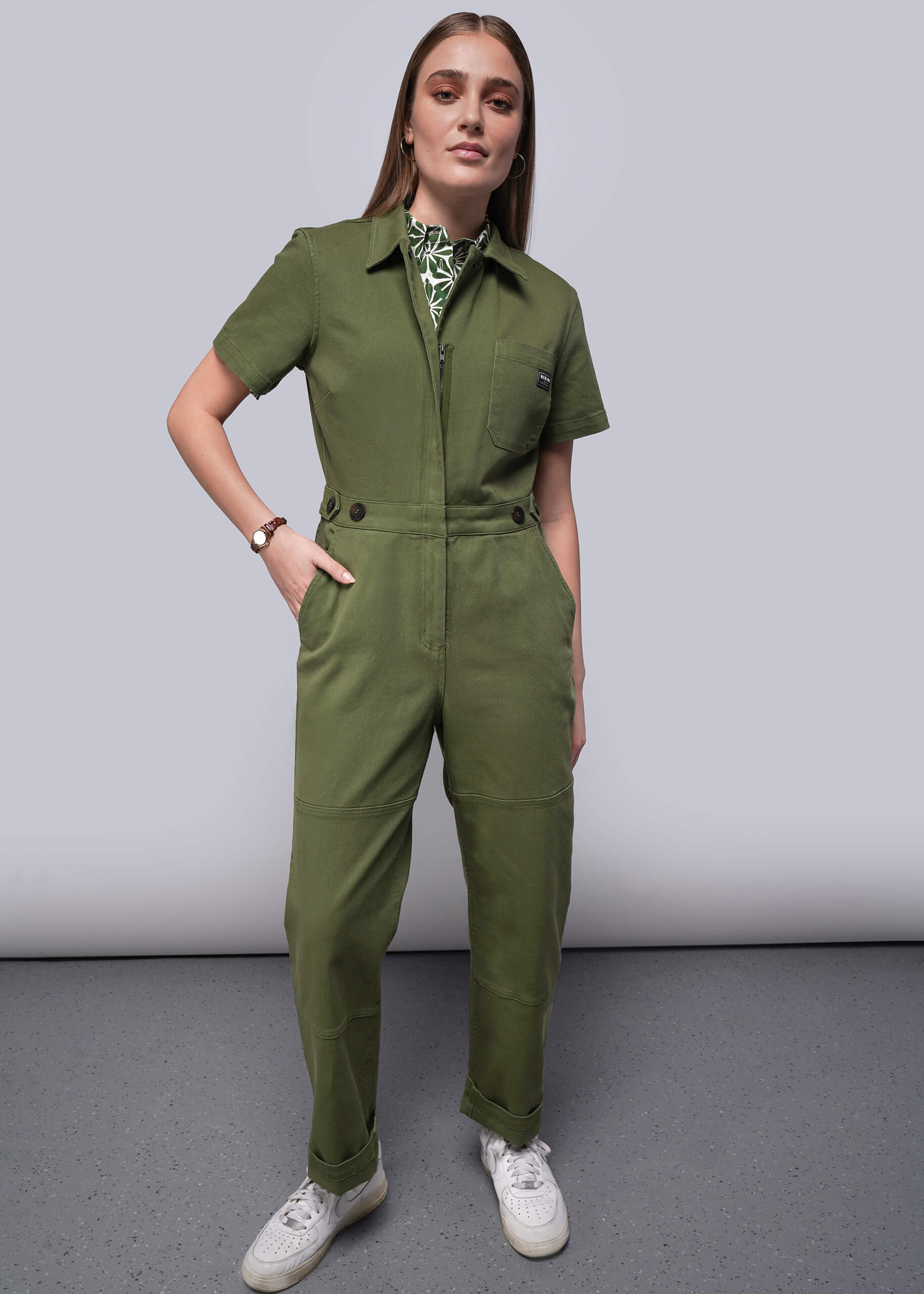 The Essential Denim High Waisted Coverall