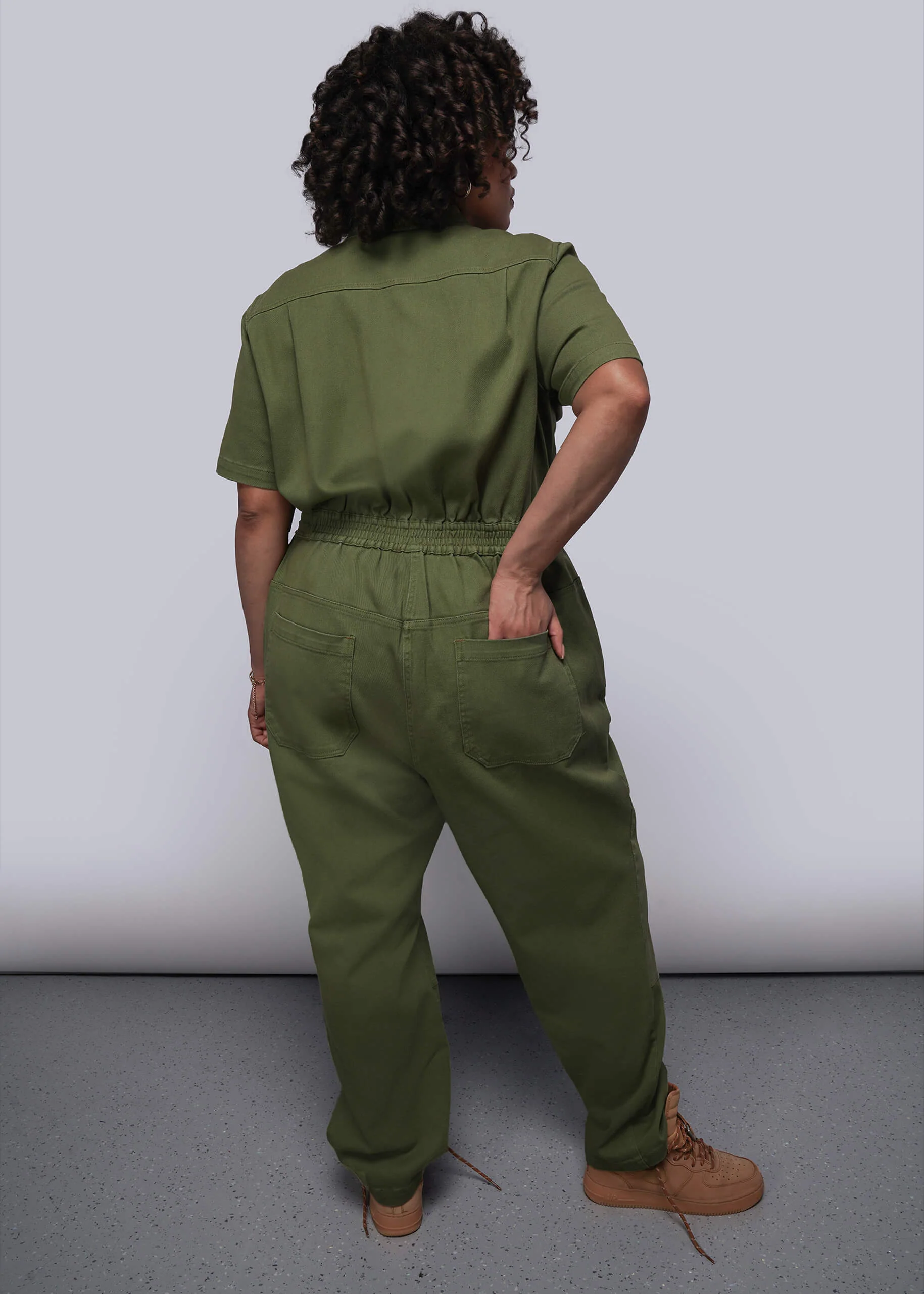 The Essential Denim High Waisted Coverall - Image 8