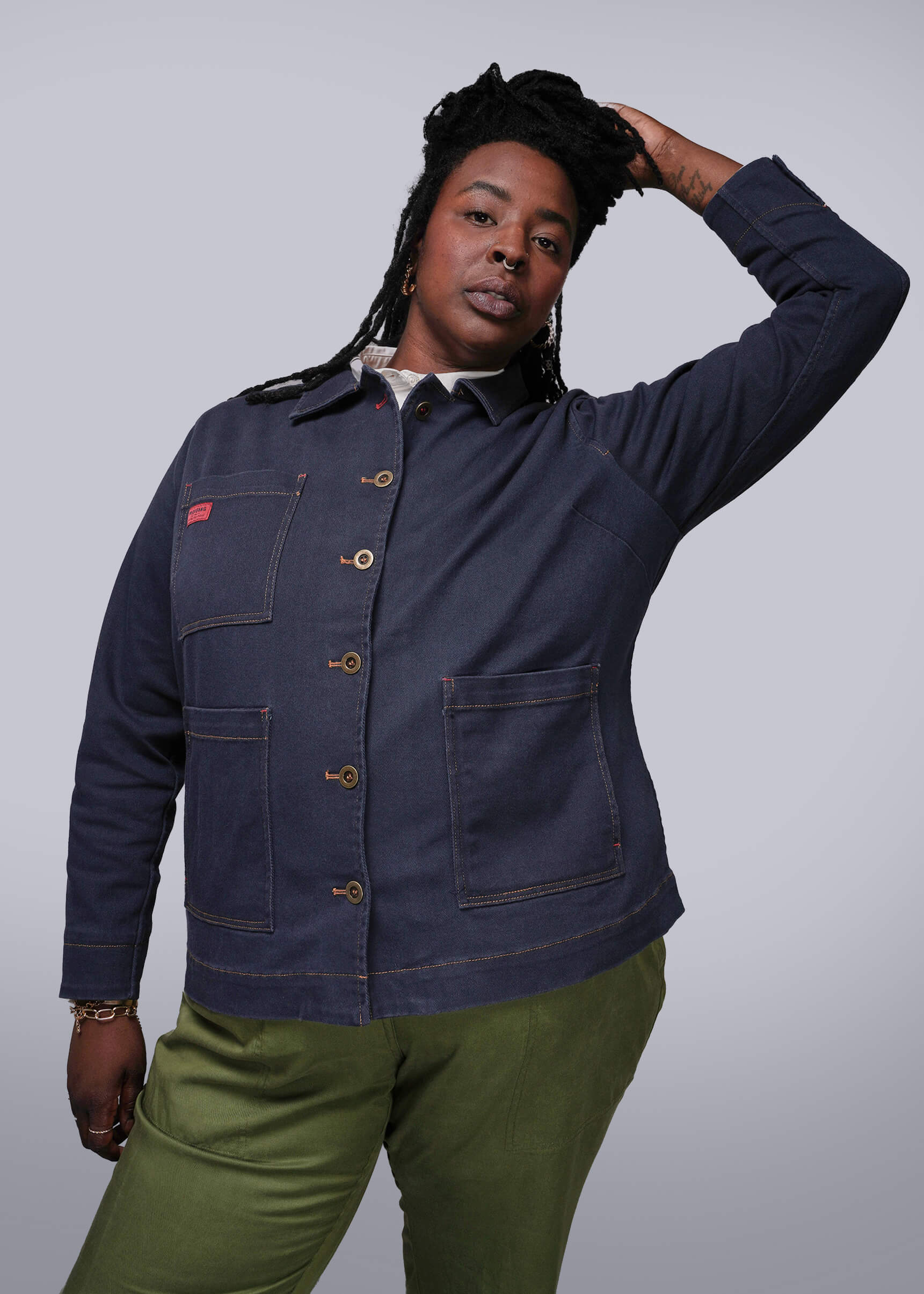 The Essential Denim Utility Jacket - Image 6