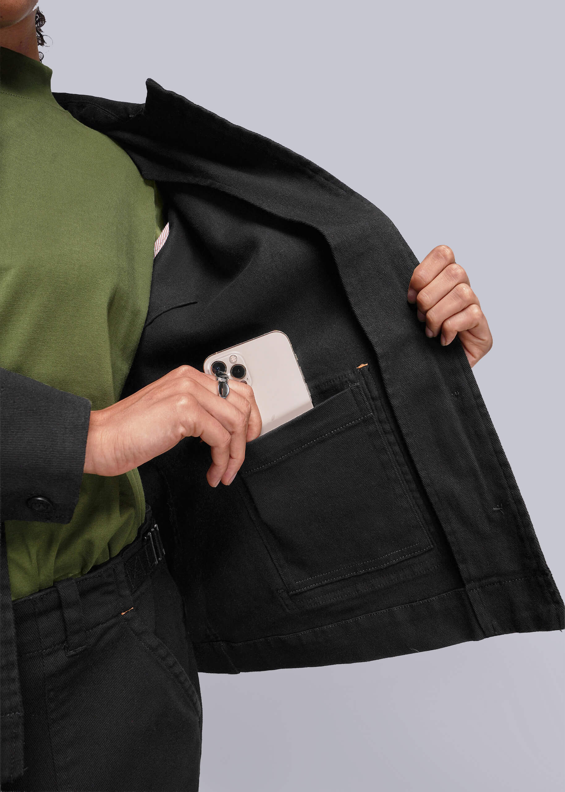 The Essential Denim Utility Jacket - Image 4