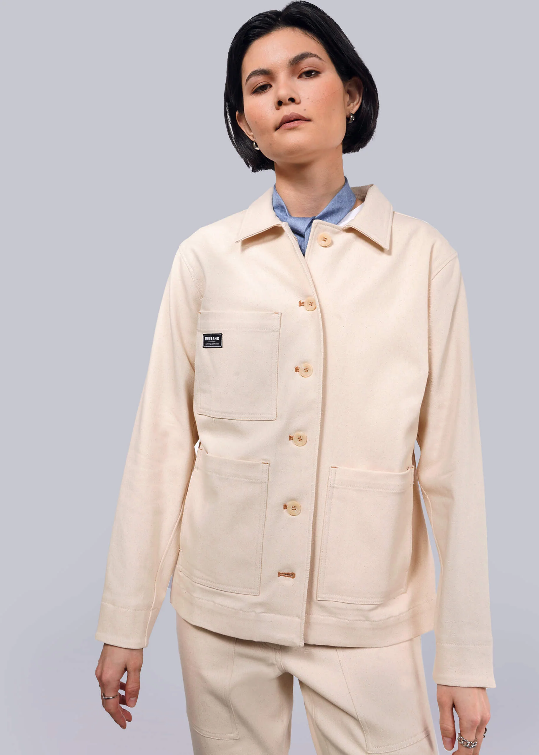 The Essential Denim Utility Jacket - Image 5