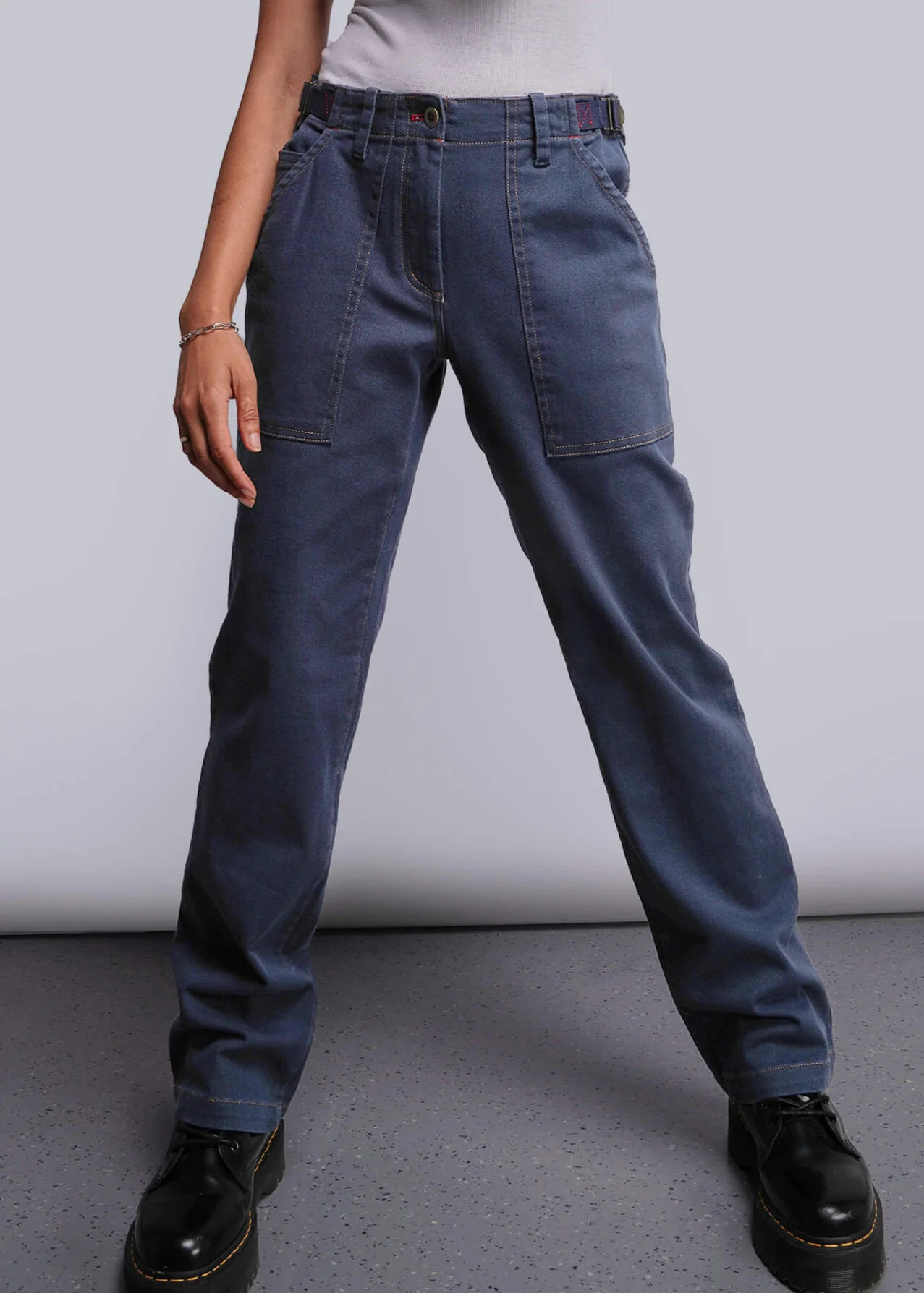 The Essential Denim Utility Pant