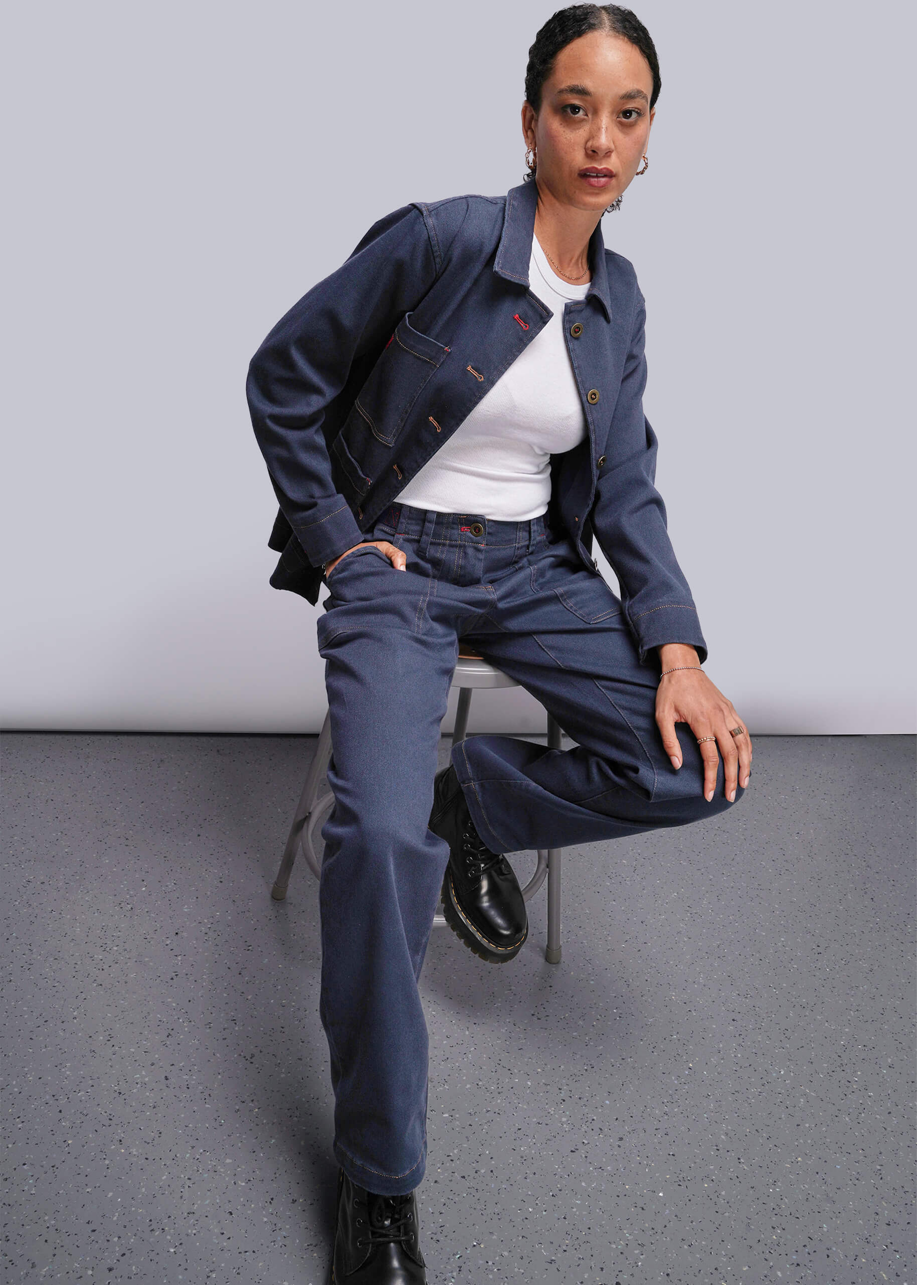 The Essential Denim Utility Pant - Image 2