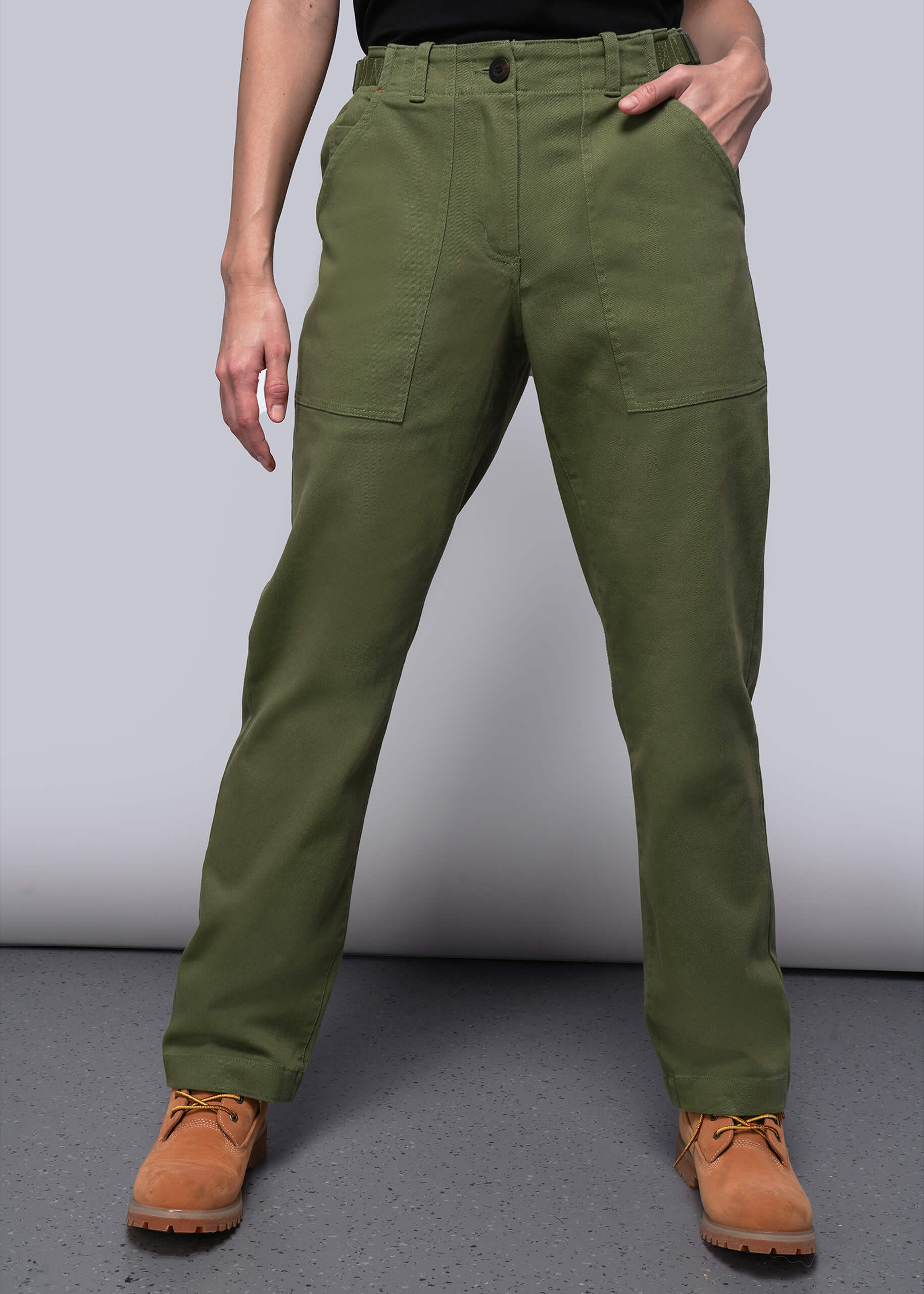 The Essential Denim Utility Pant
