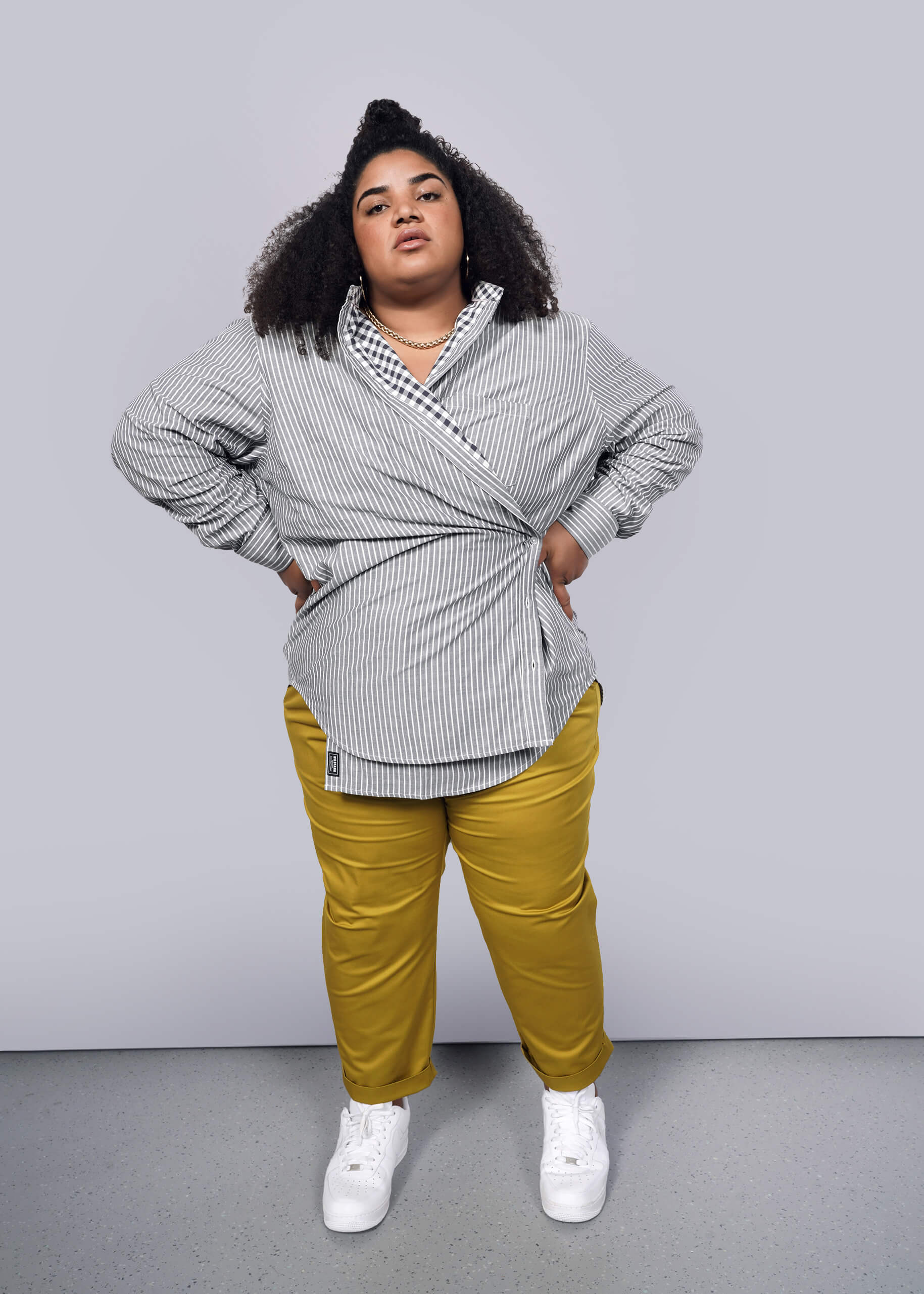 The Essential Long Sleeve Oversized Wrap Button Up - Image 10