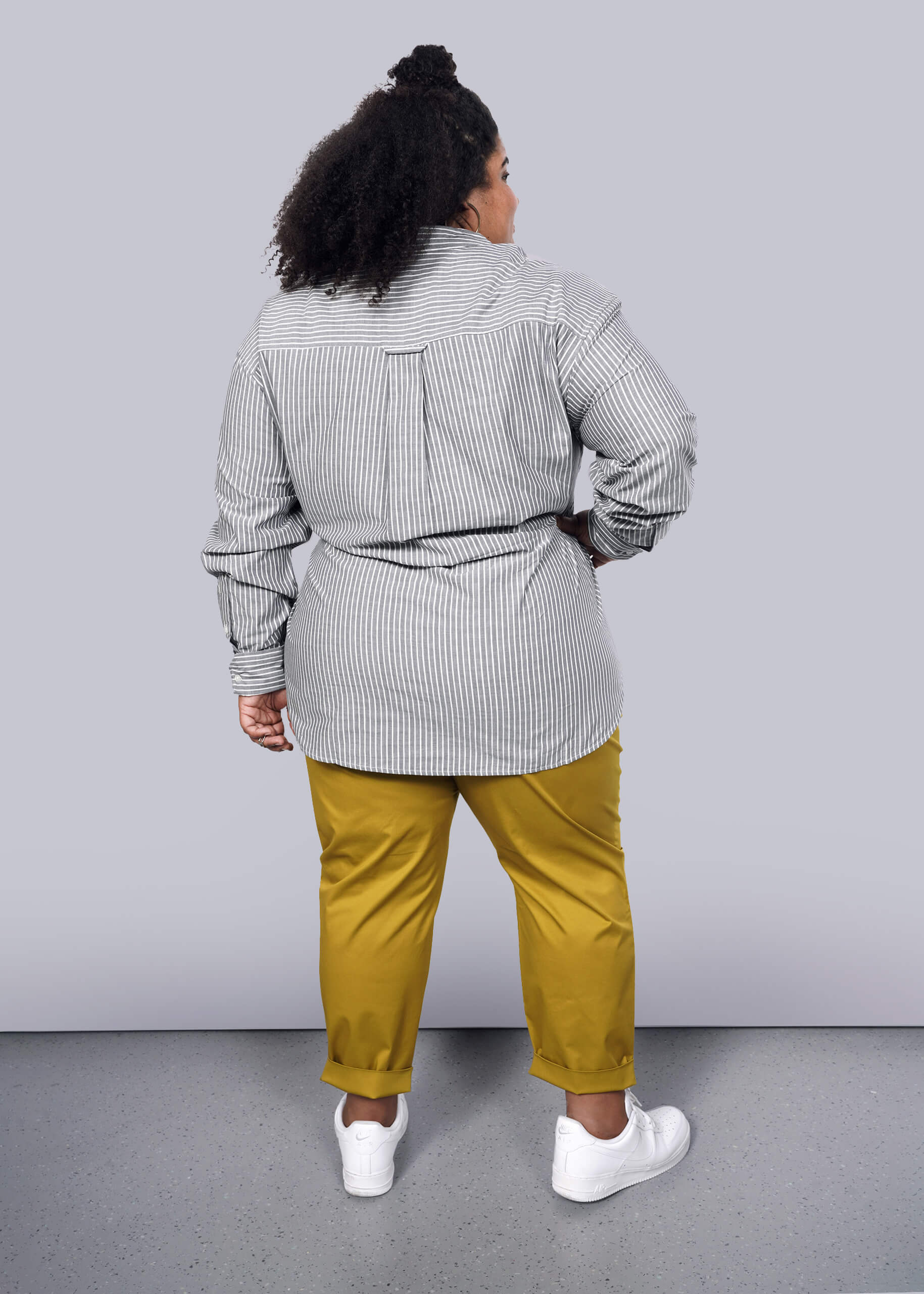 The Essential Long Sleeve Oversized Wrap Button Up - Image 11