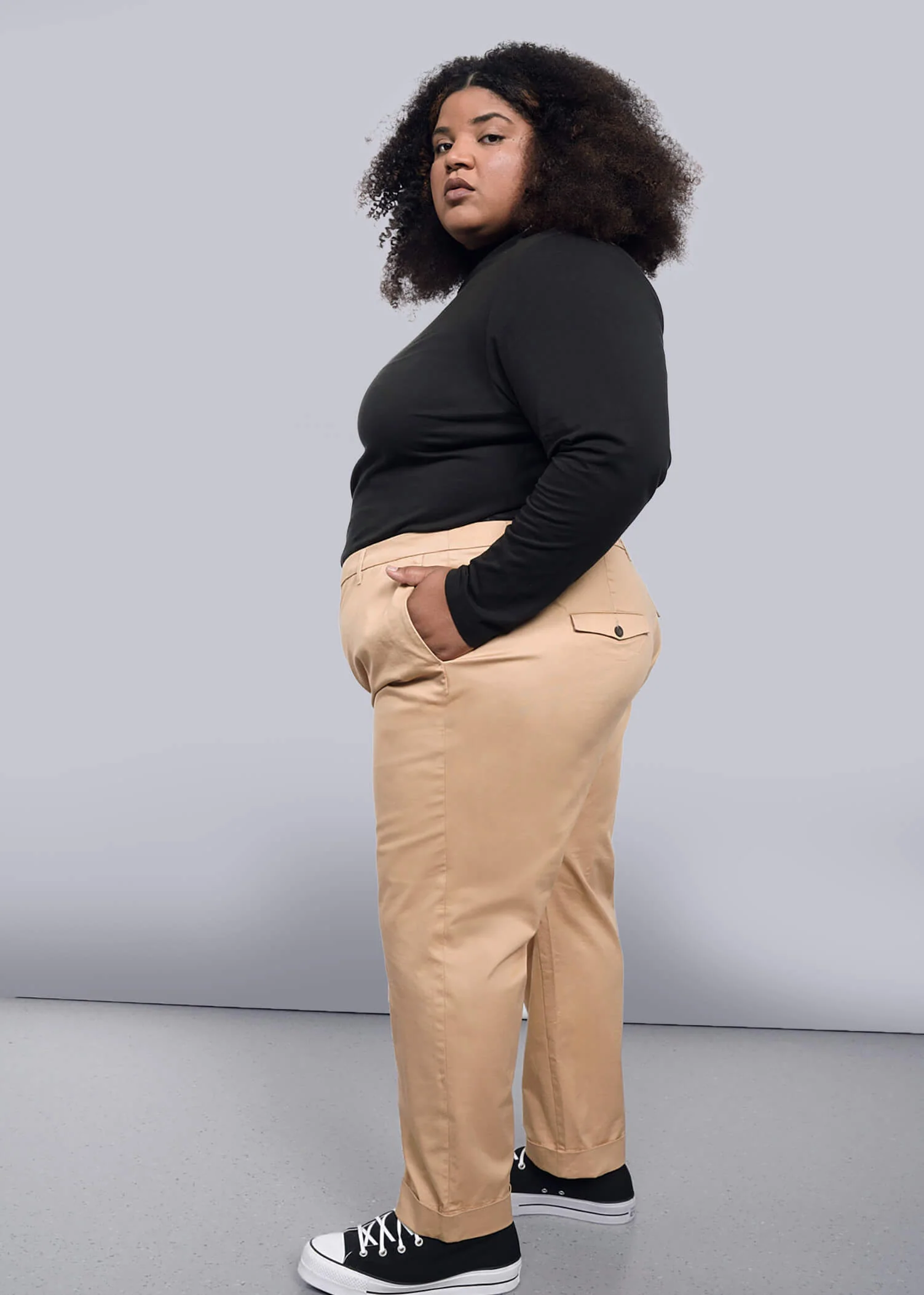 The Everyday Long Sleeve Mock Neck Tee - Image 7