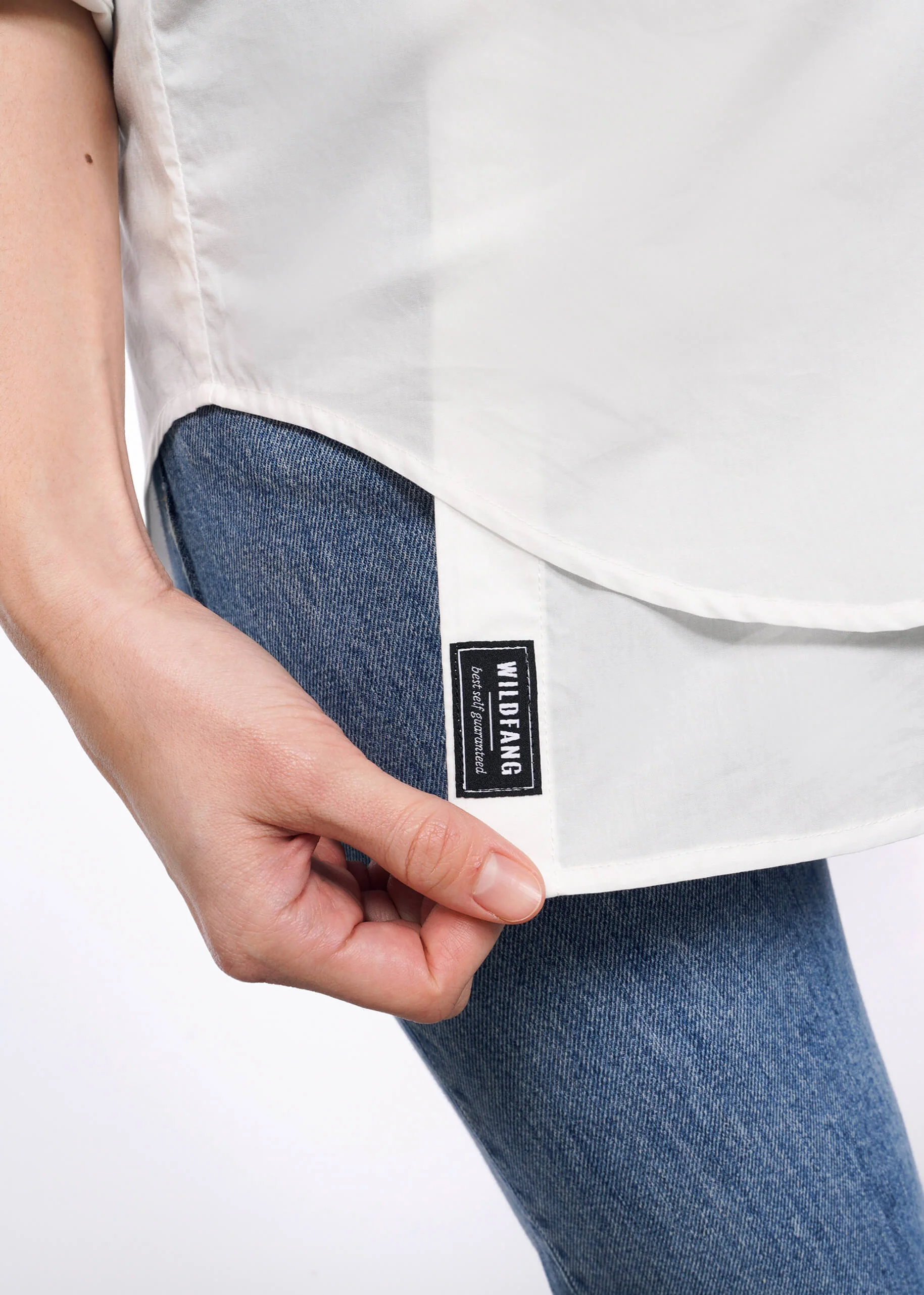 The Essential Long Sleeve Oversized Wrap Button Up - Image 10