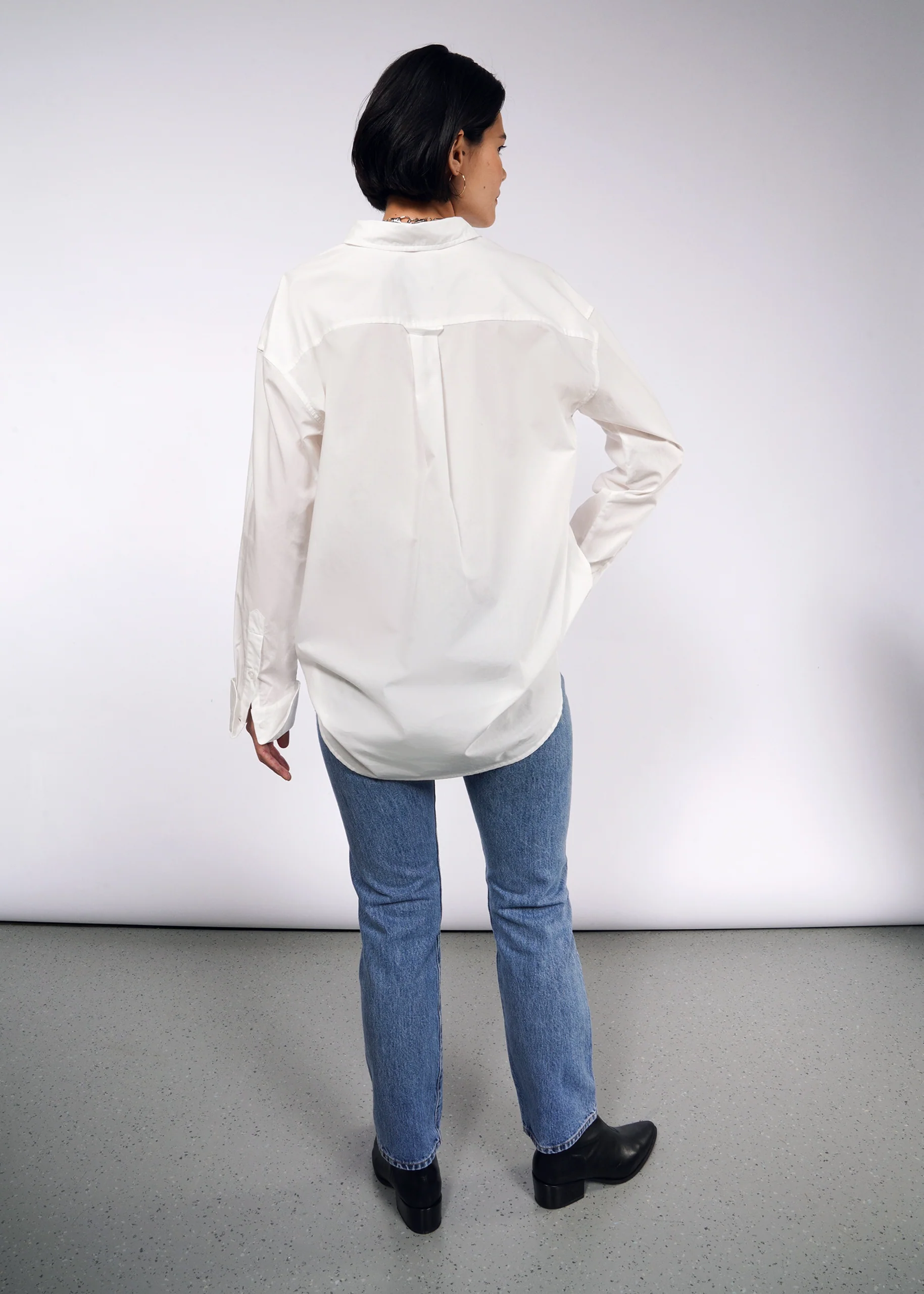The Essential Long Sleeve Oversized Wrap Button Up - Image 9