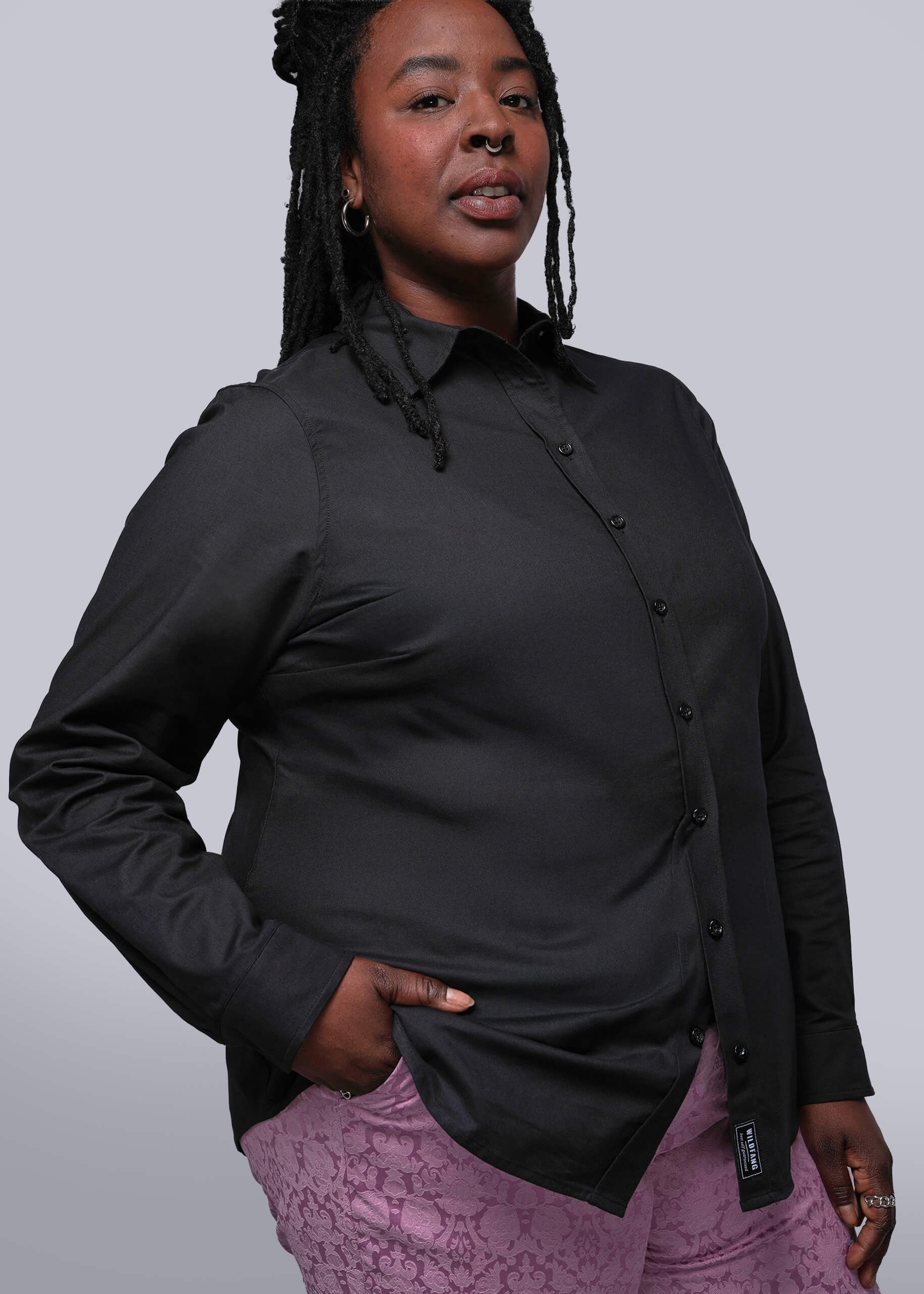 The Essential Long Sleeve Oxford Button Up - Image 6