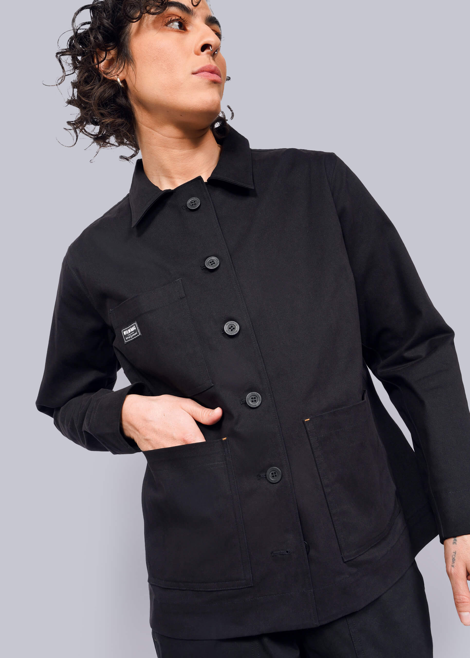 The Essential Cotton Twill Utility Jacket - Image 3