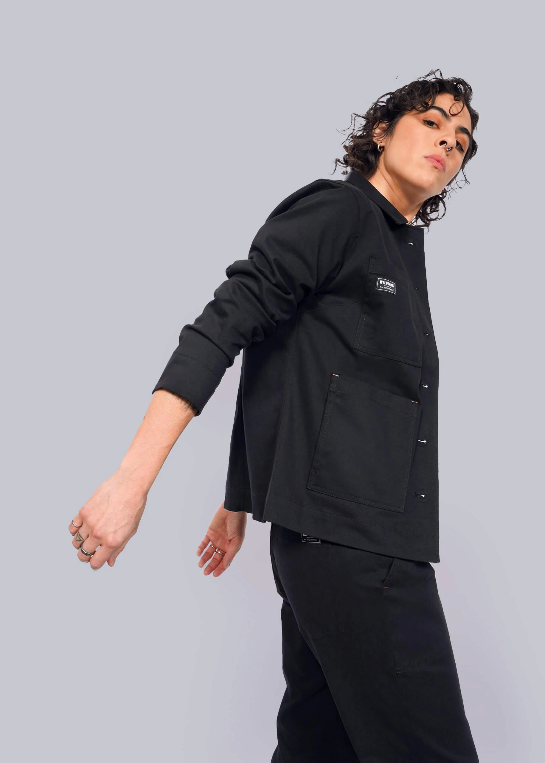 The Essential Cotton Twill Utility Jacket - Image 5