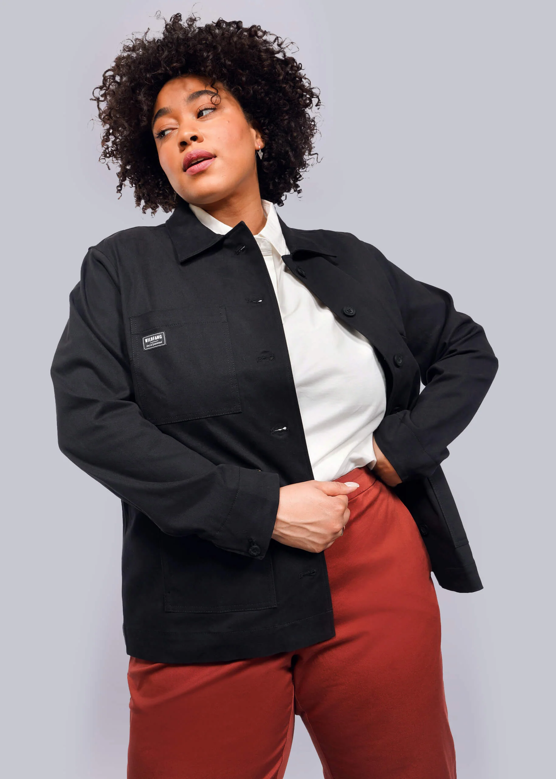 The Essential Cotton Twill Utility Jacket - Image 7