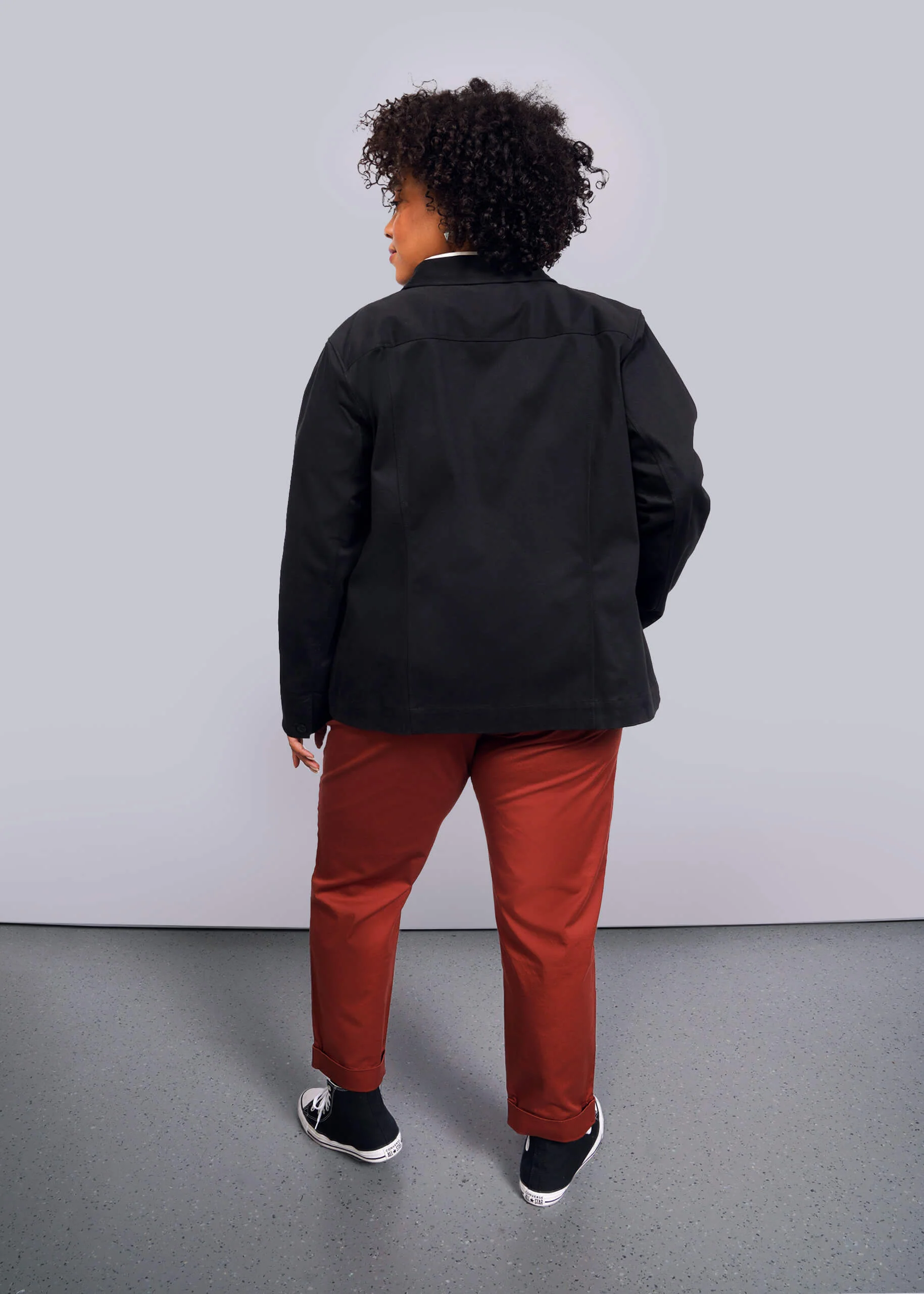 The Essential Cotton Twill Utility Jacket - Image 8