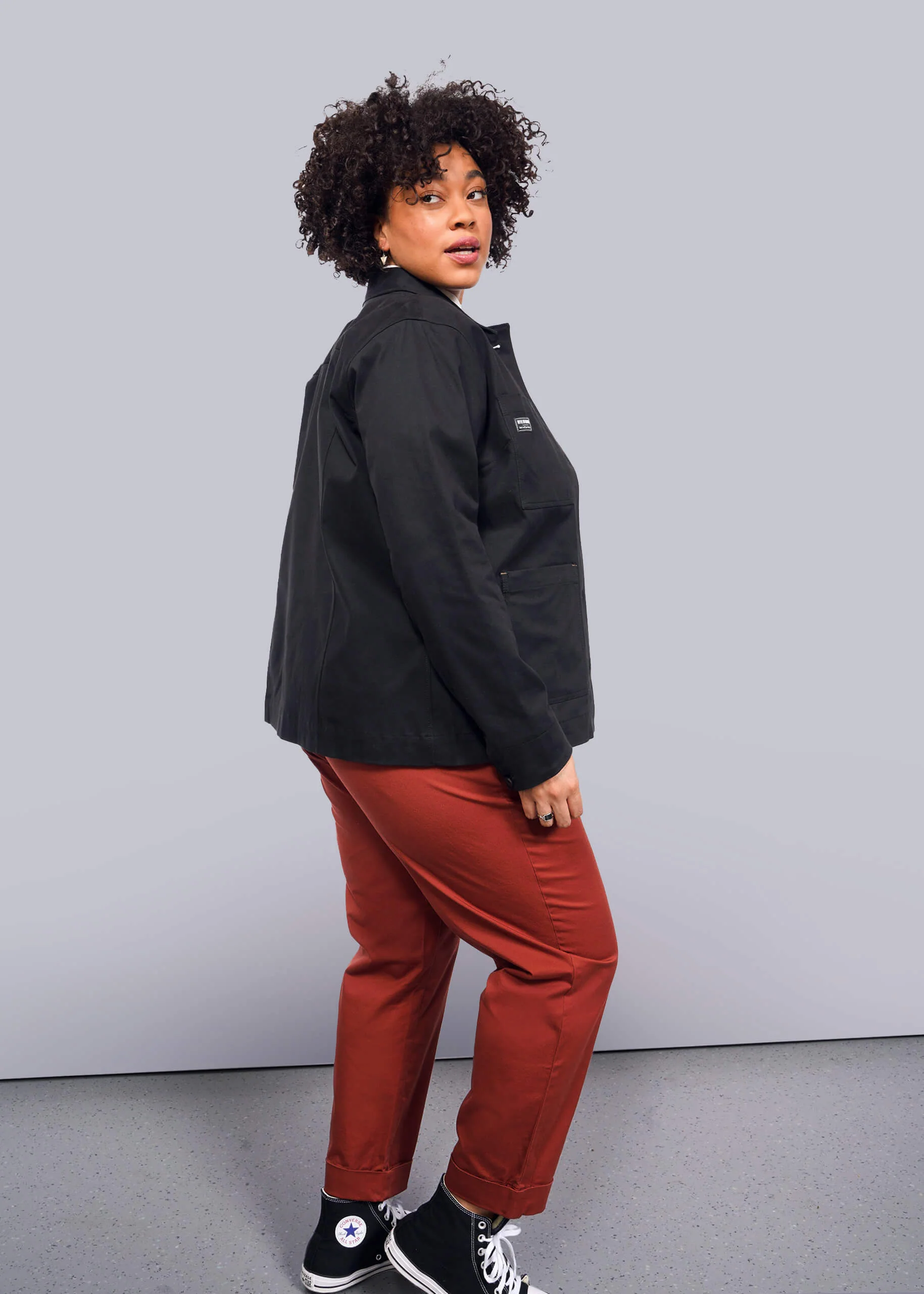 The Essential Cotton Twill Utility Jacket - Image 9