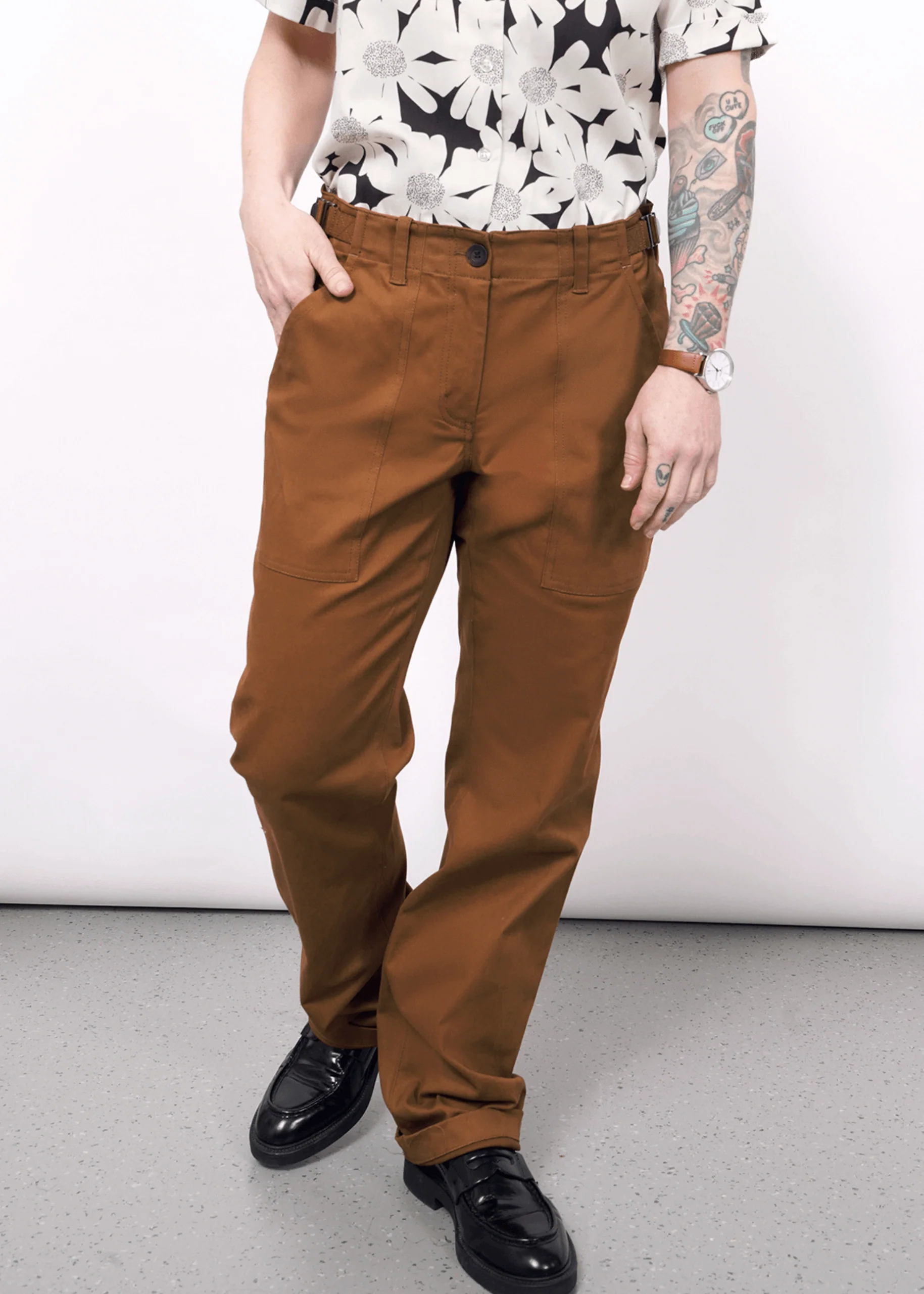 The Essential Cotton Twill Utility Pant - Image 8