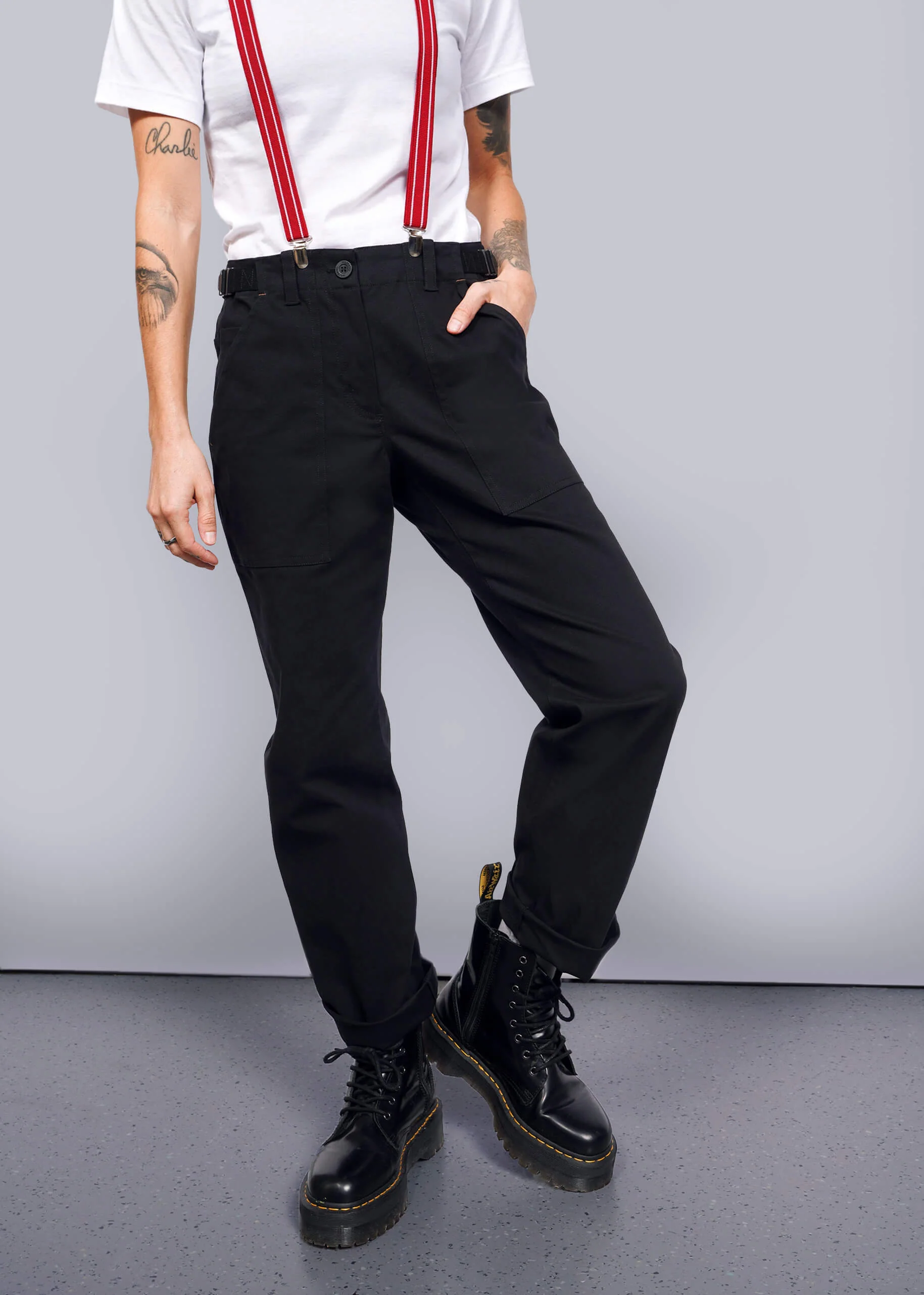 The Essential Cotton Twill Utility Pant - Image 6