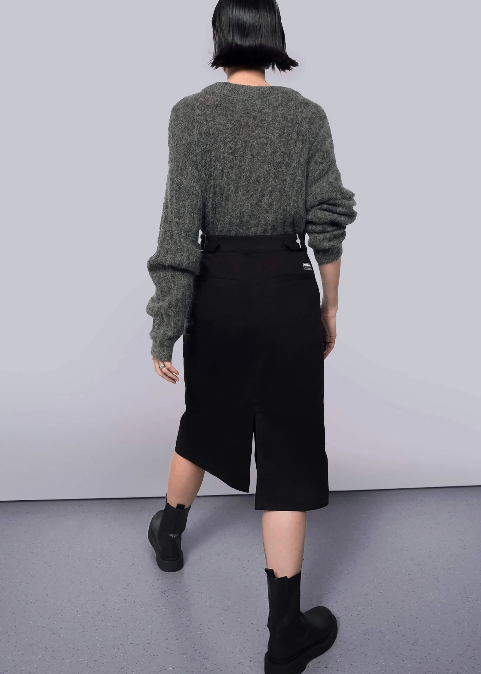 The Essential Cotton Twill Utility Wrap Skirt - Image 5