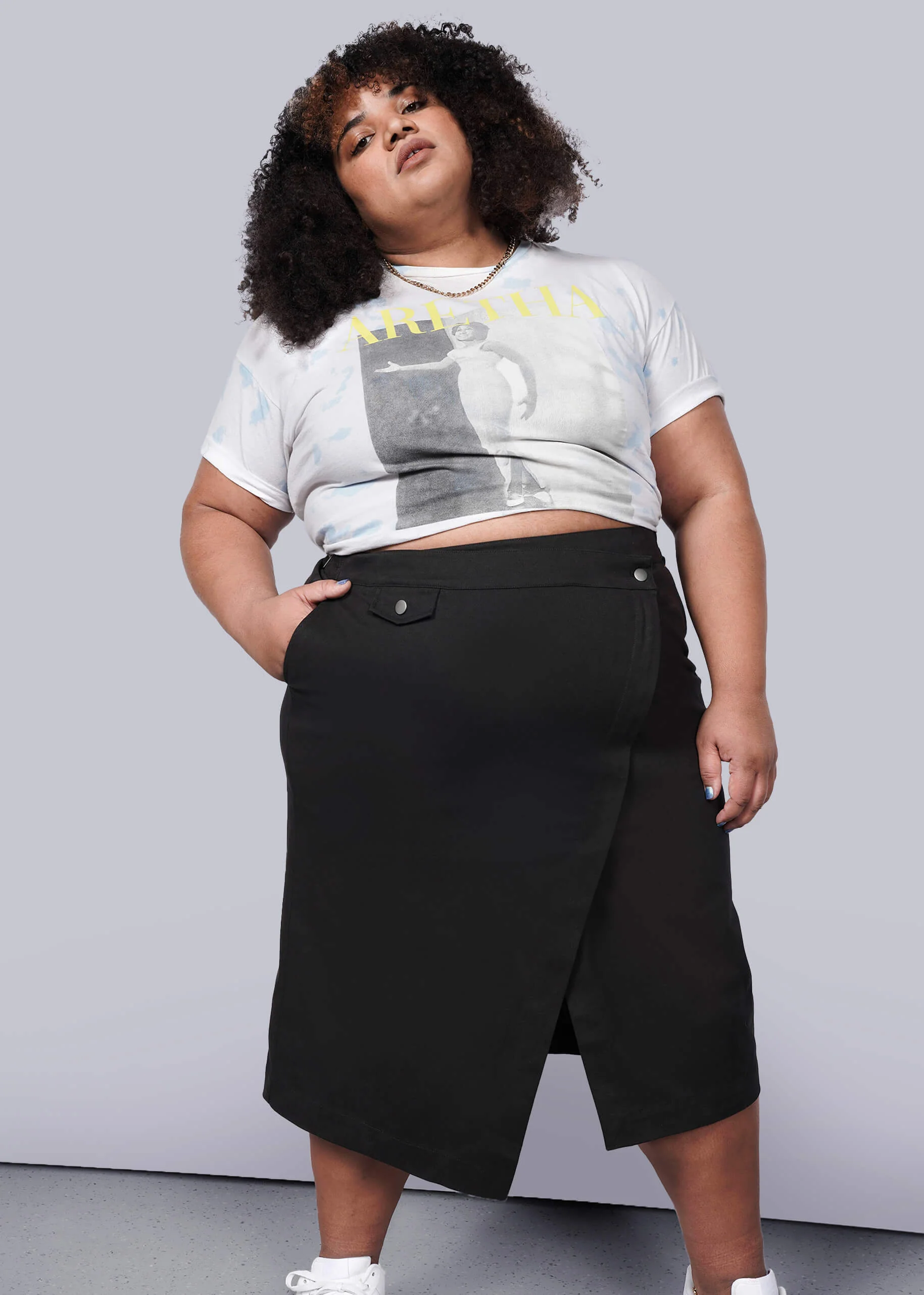 The Essential Cotton Twill Utility Wrap Skirt - Image 6